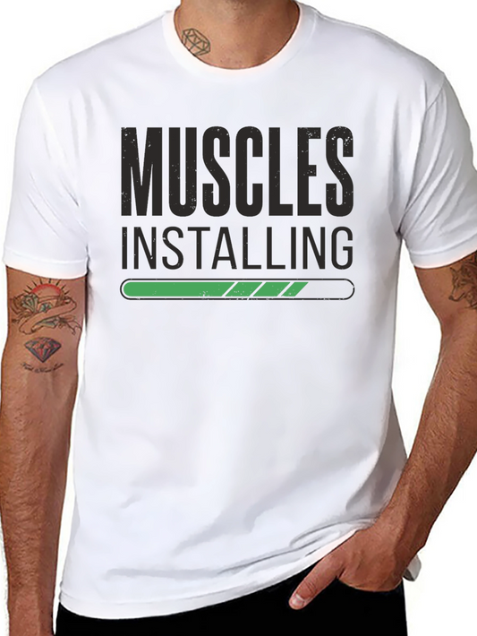 Muscles Installing T-Shirt