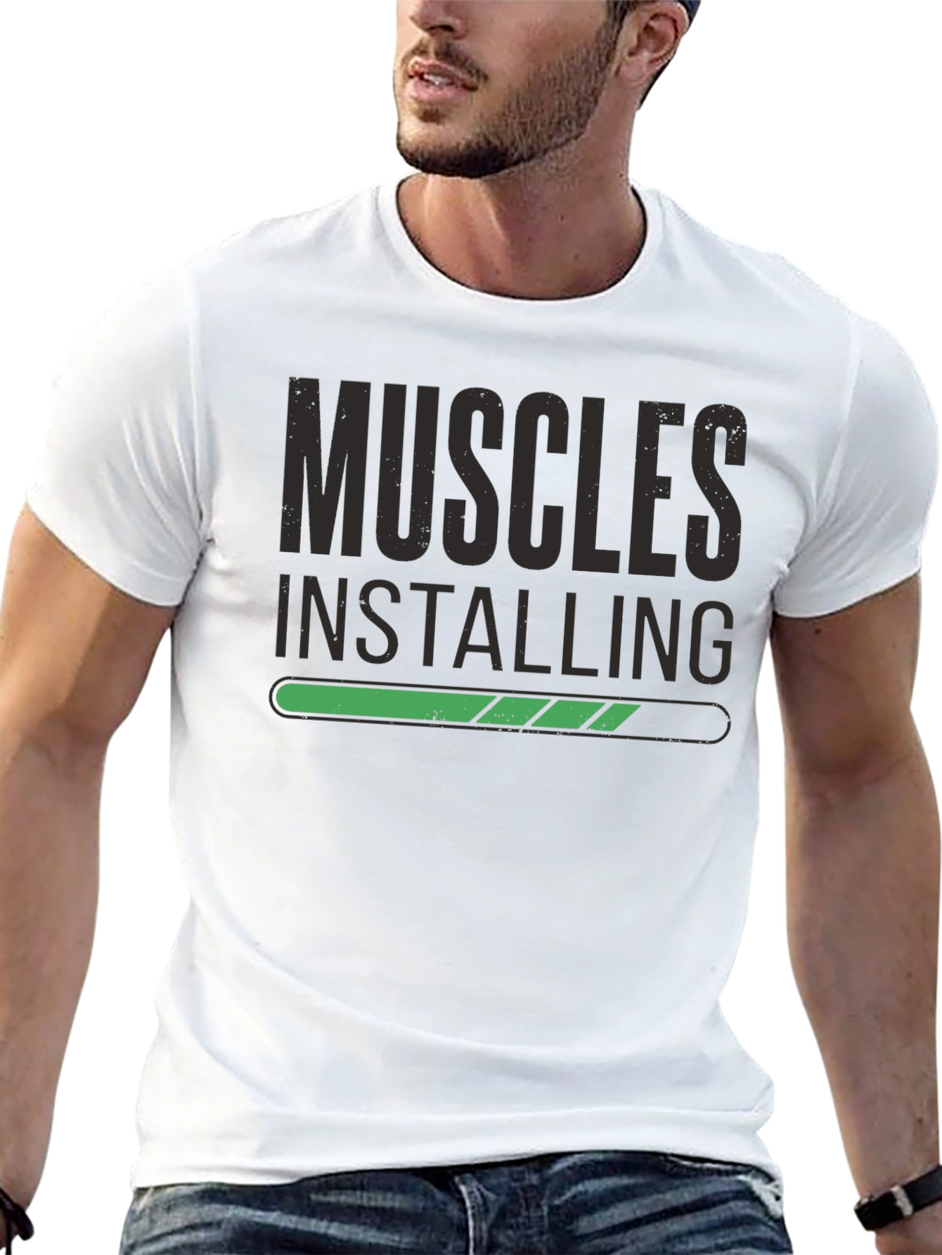 Muscles Installing T-Shirt