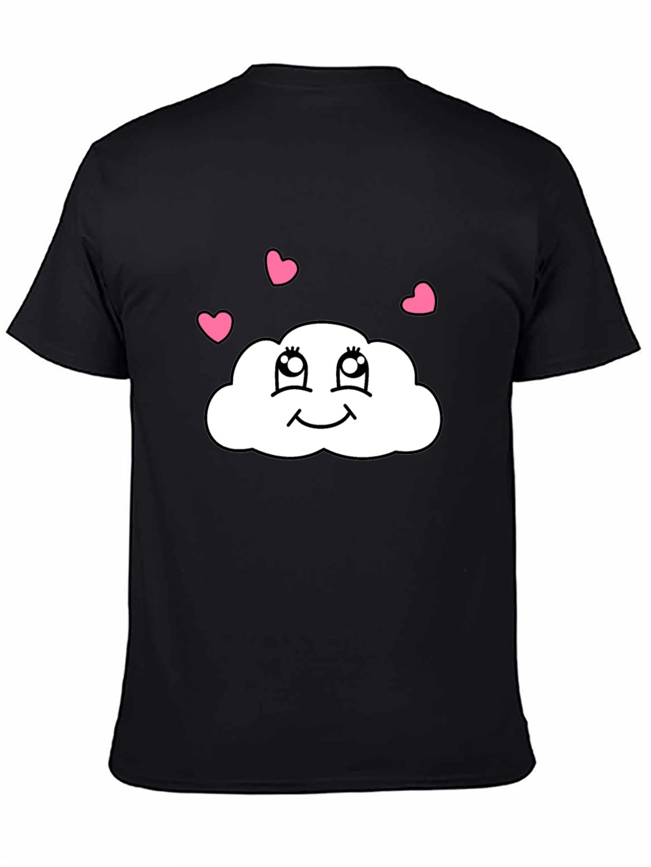 Cute Cloud Heart T-Shirt - Whimsical Graphic Tee