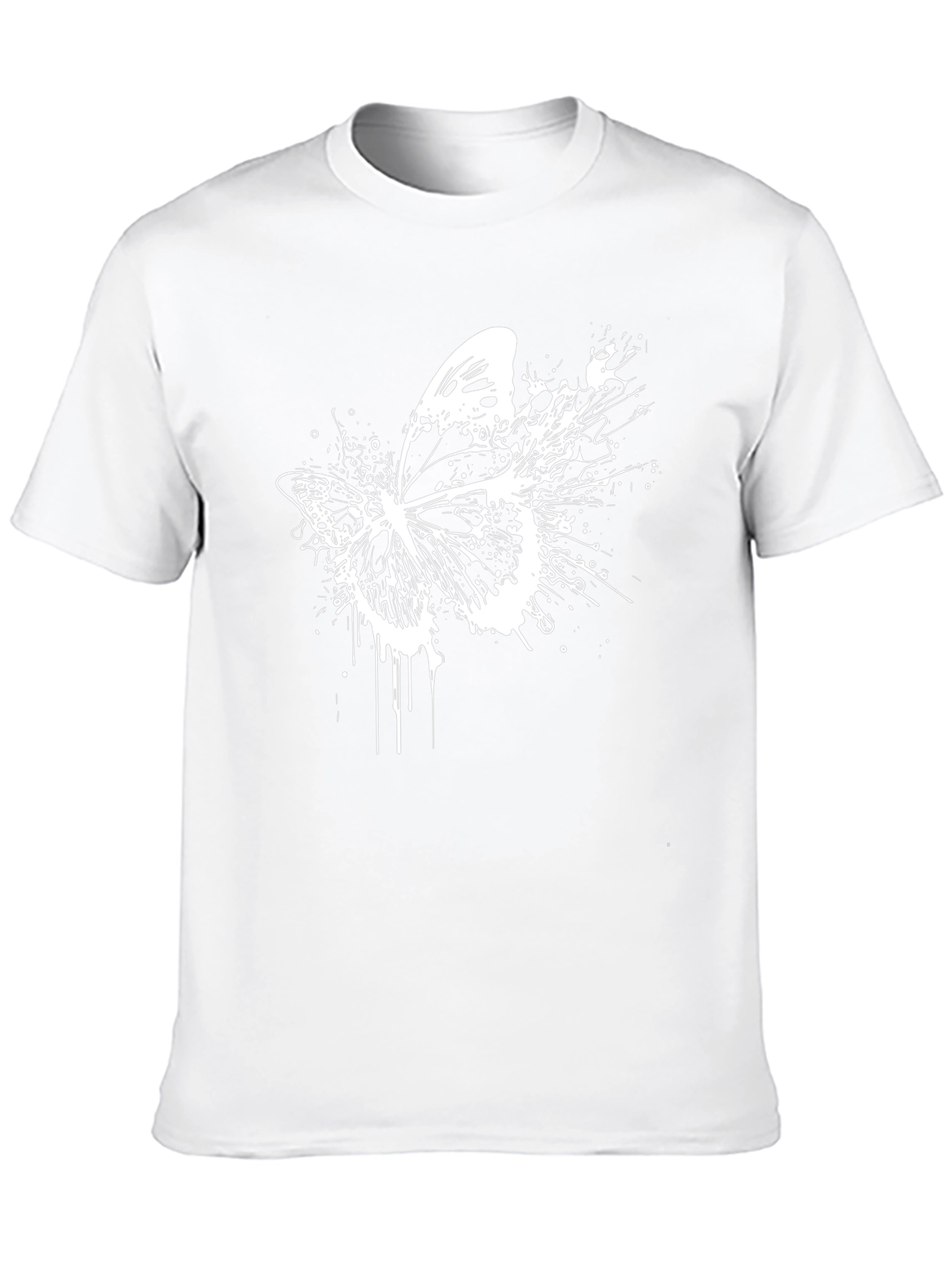 Butterfly Splash T-Shirt - Black Graphic Tee