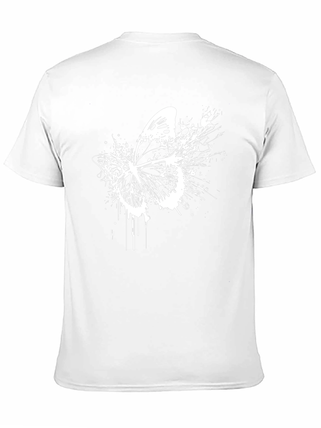 Butterfly Splash T-Shirt - Black Graphic Tee