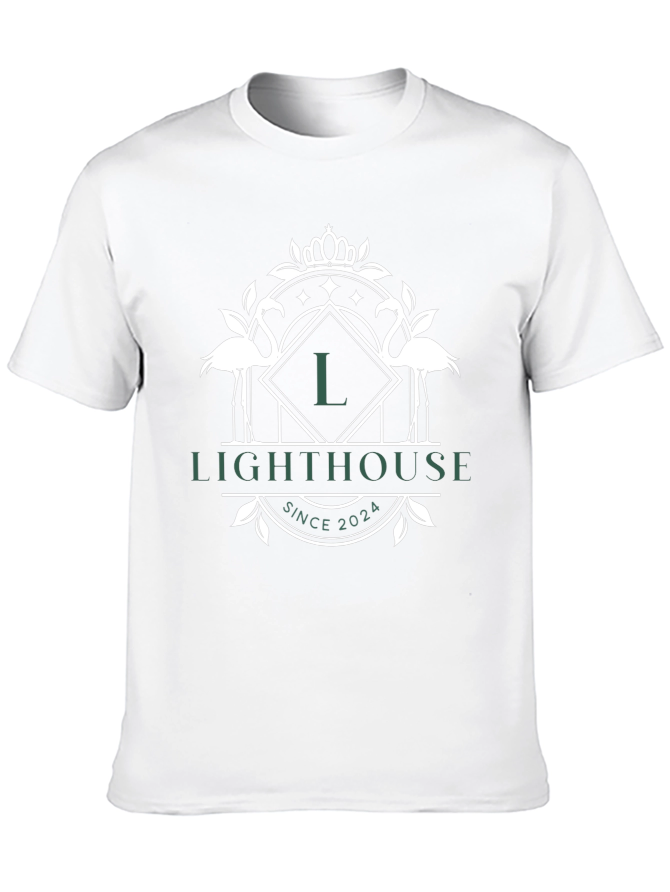 Flamingo Lighthouse Graphic Tee - Unisex