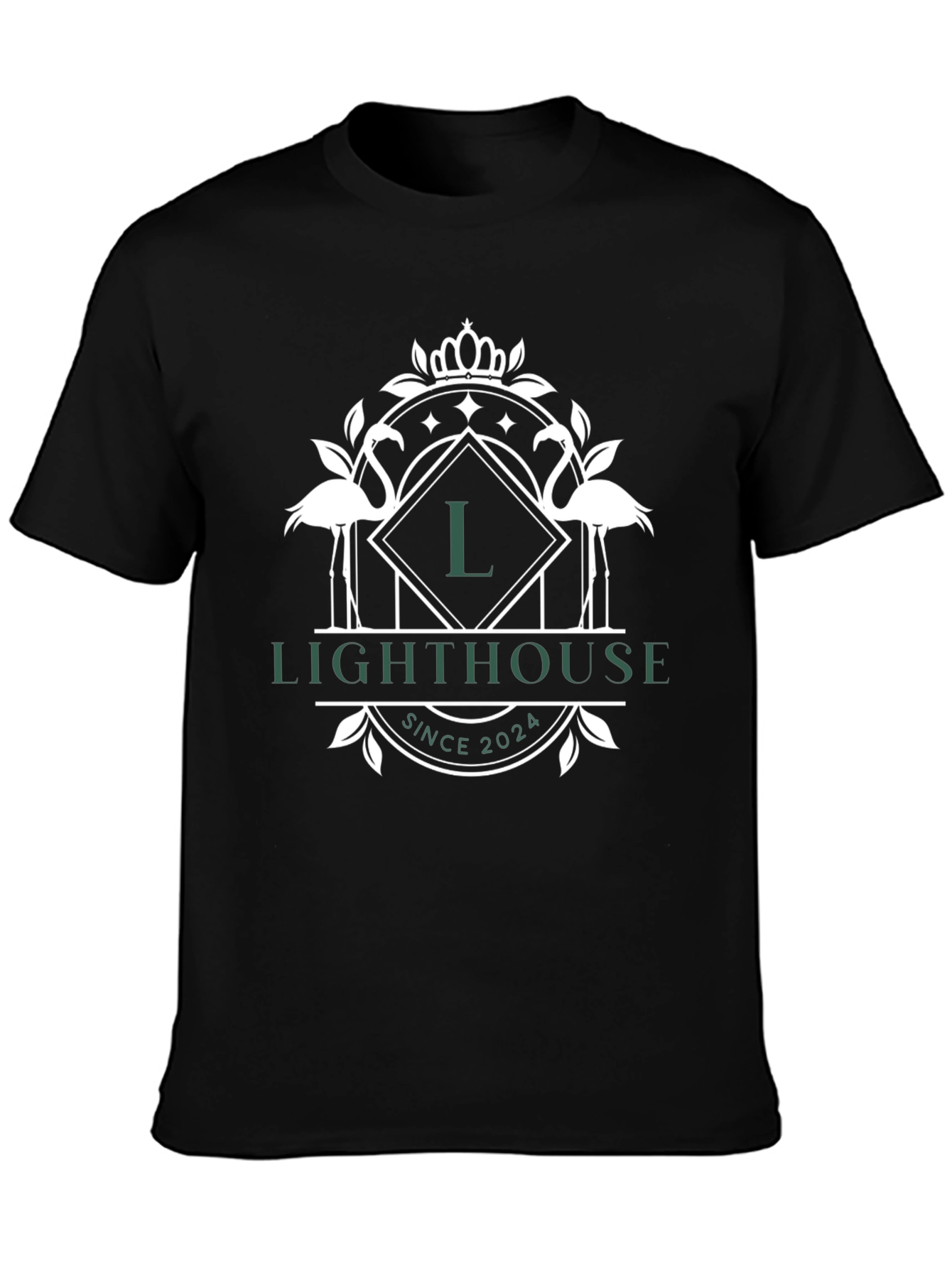 Flamingo Lighthouse Graphic Tee - Unisex