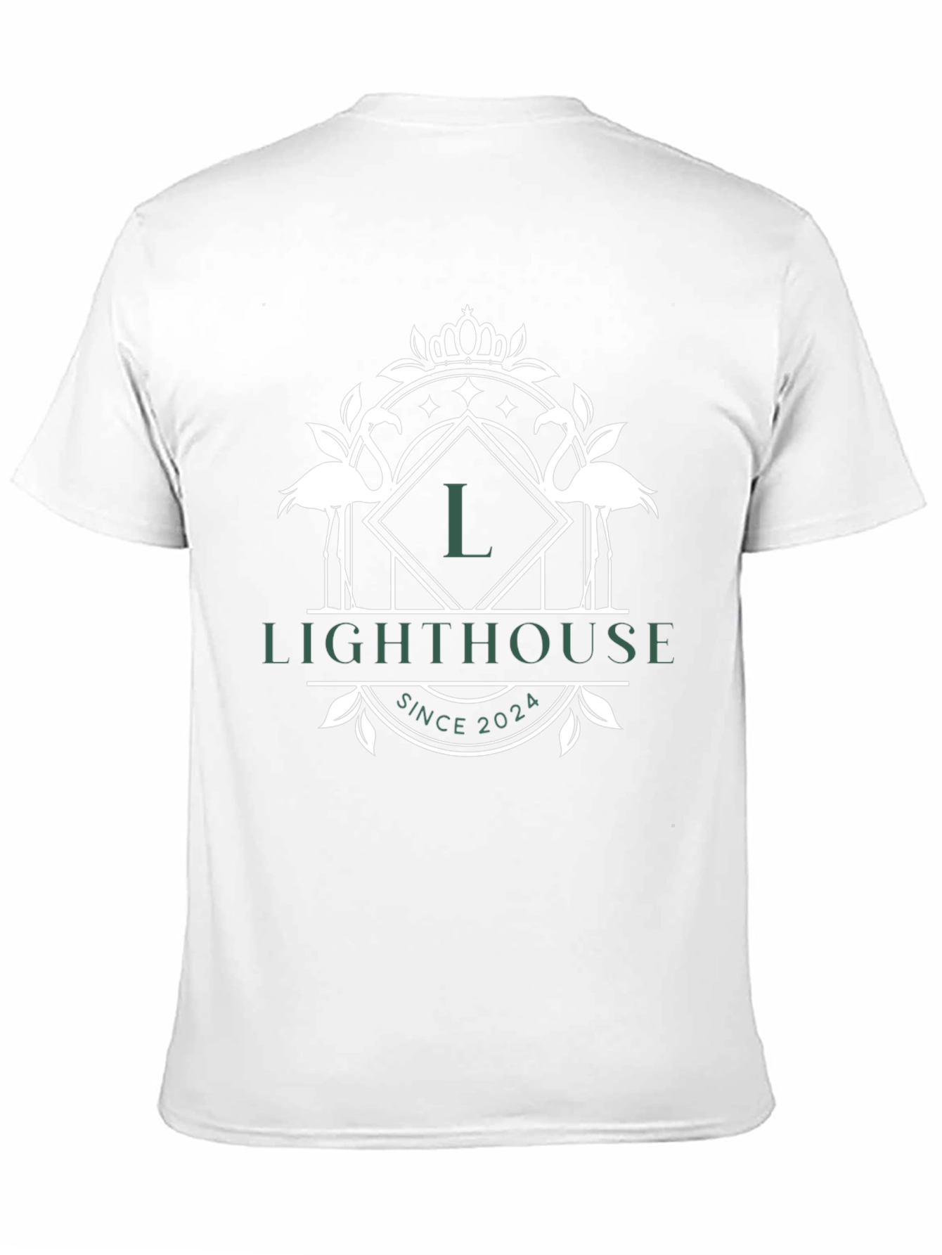 Flamingo Lighthouse Graphic Tee - Unisex