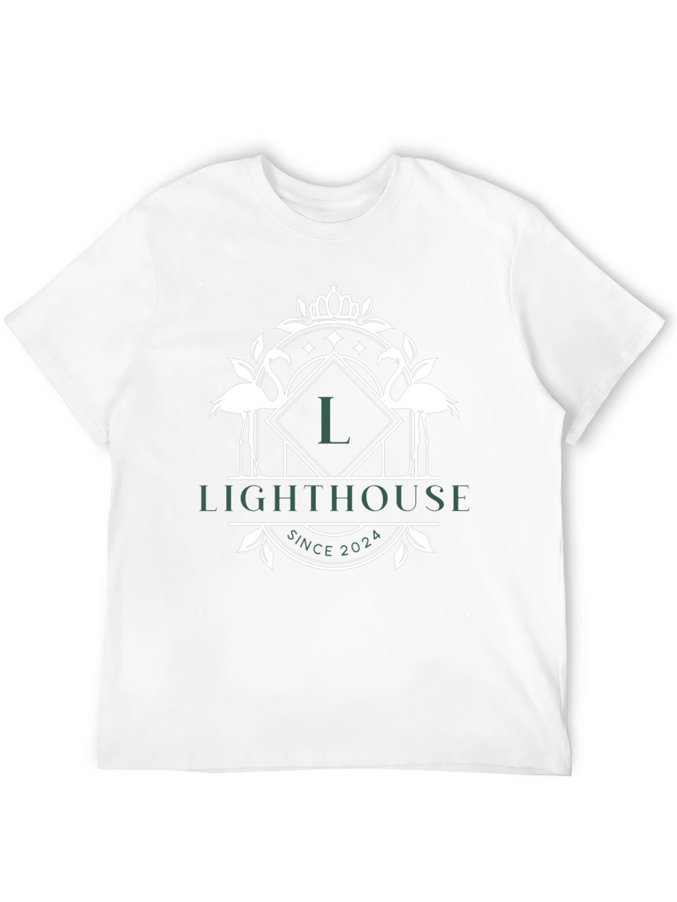 Flamingo Lighthouse Graphic Tee - Unisex