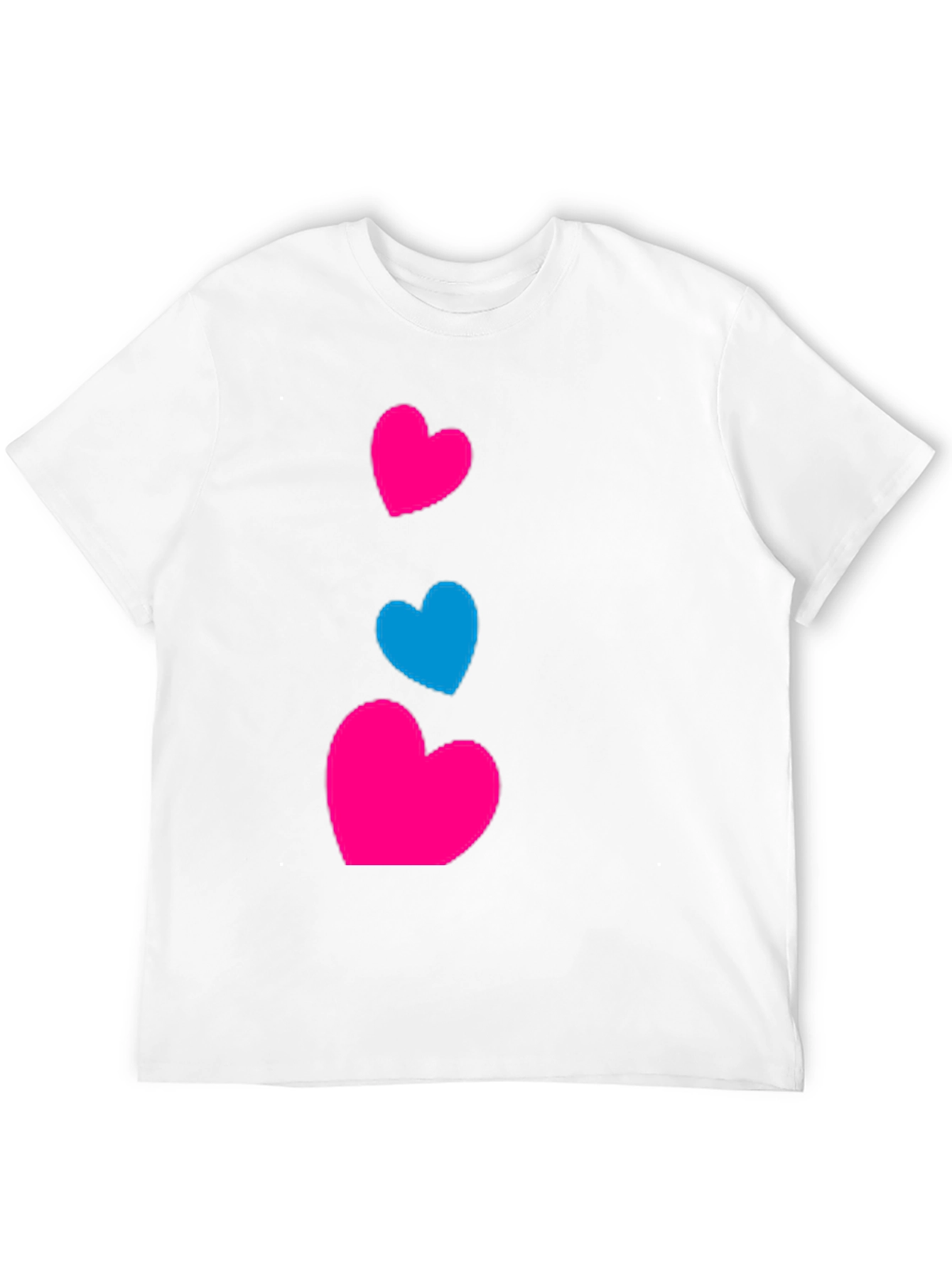Heart Graphic Tee - Casual Black T-Shirt