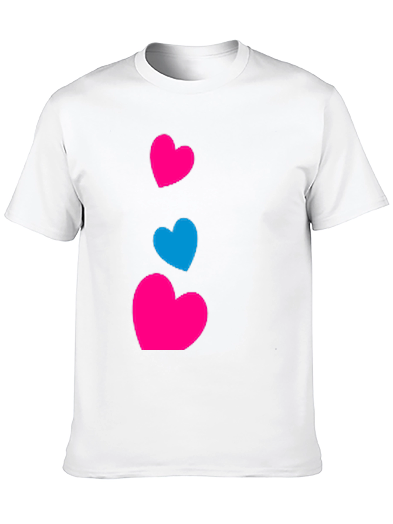 Heart Graphic Tee - Casual Black T-Shirt