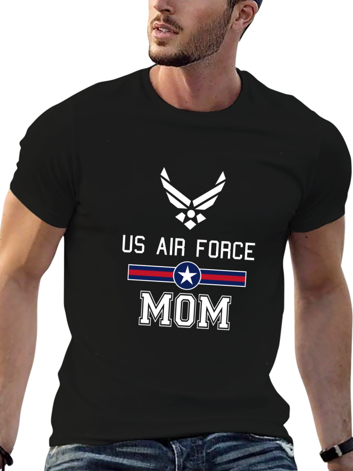 US Air Force Mom T-Shirt - Military Pride