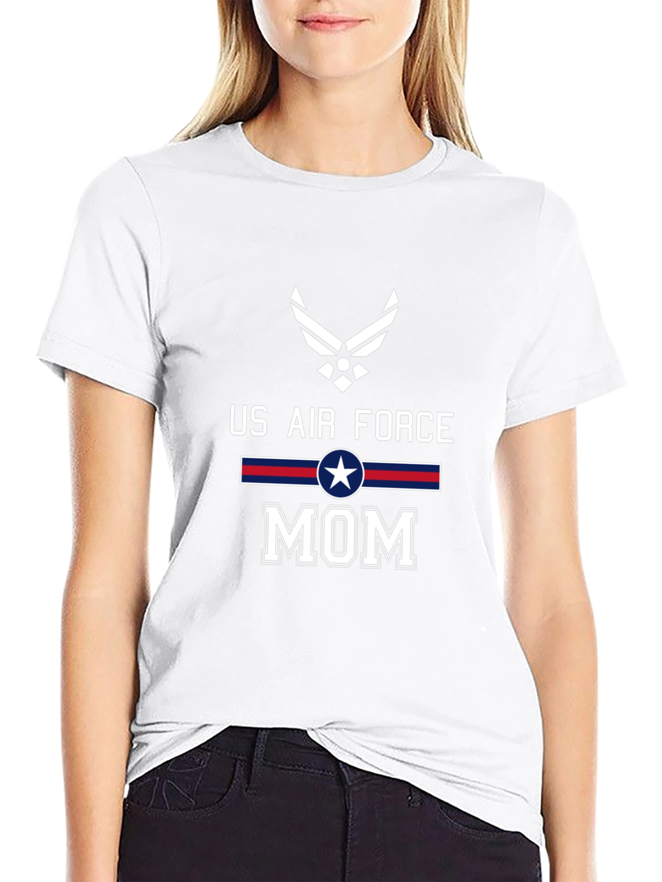 US Air Force Mom T-Shirt - Military Pride