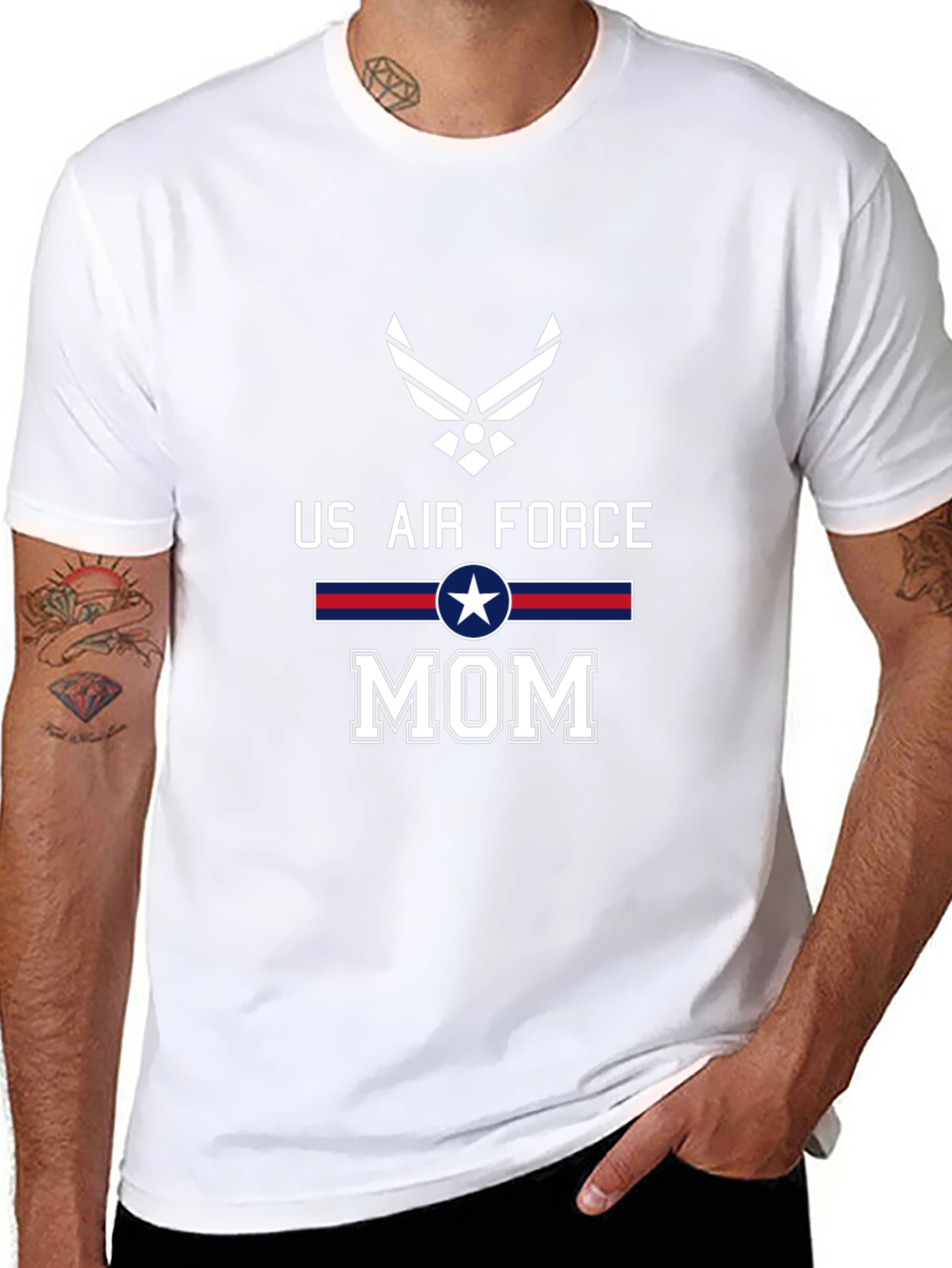 US Air Force Mom T-Shirt - Military Pride