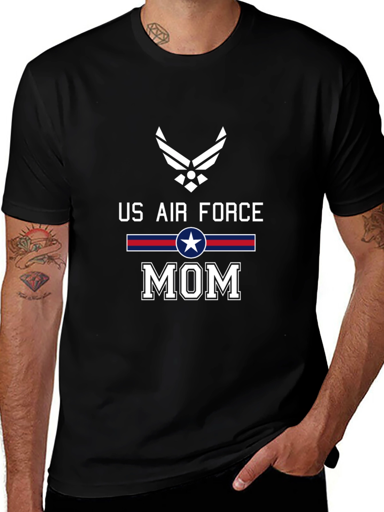 US Air Force Mom T-Shirt - Military Pride