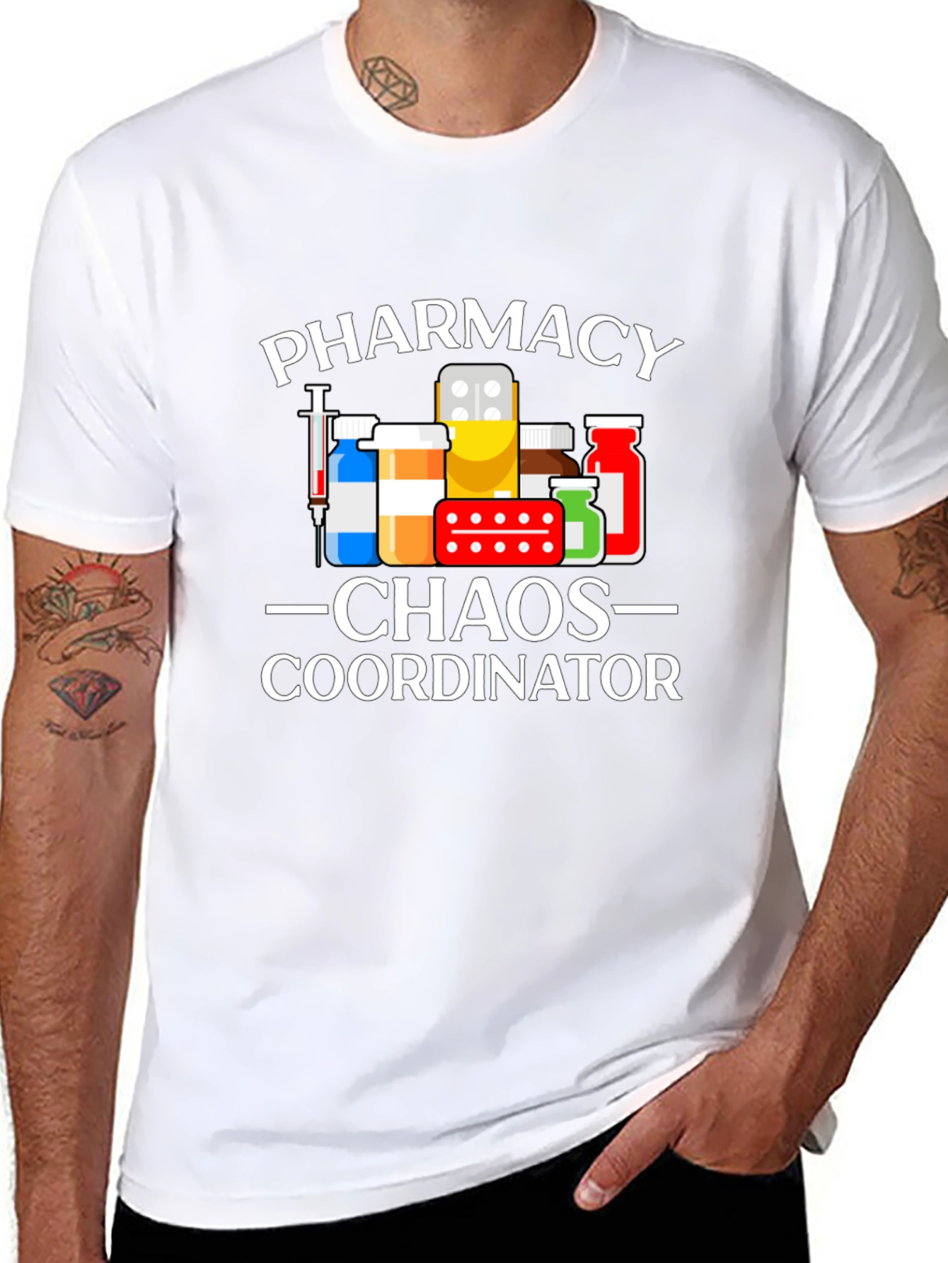 Pharmacy Chaos Coordinator Black T-Shirt
