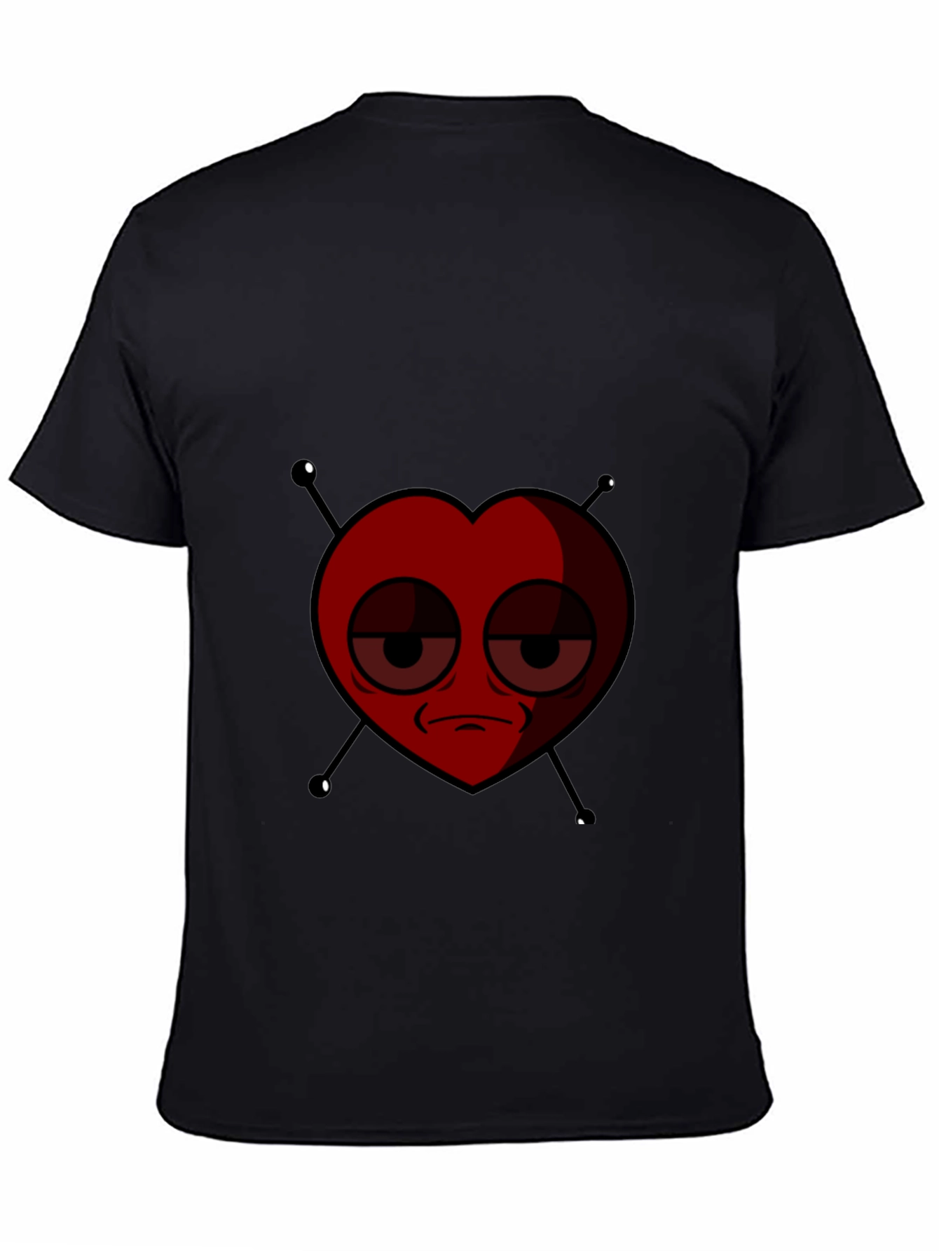 Emo Heart Graphic Tee - Express Yourself!