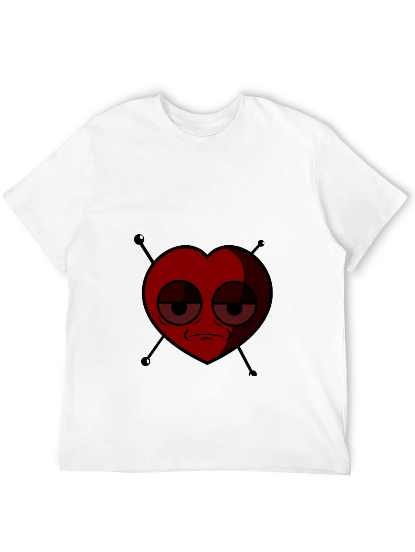 Emo Heart Graphic Tee - Express Yourself!