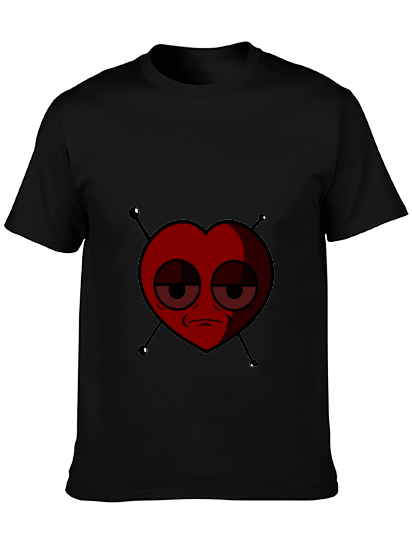 Emo Heart Graphic Tee - Express Yourself!
