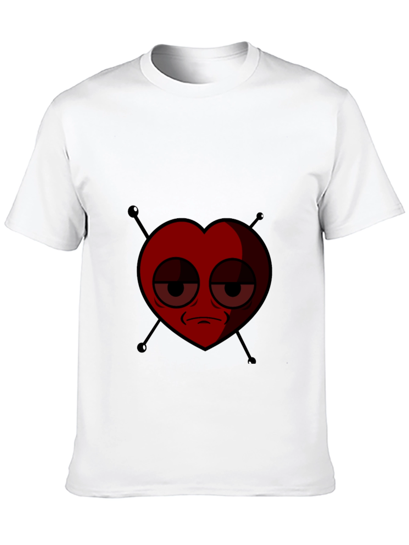 Emo Heart Graphic Tee - Express Yourself!