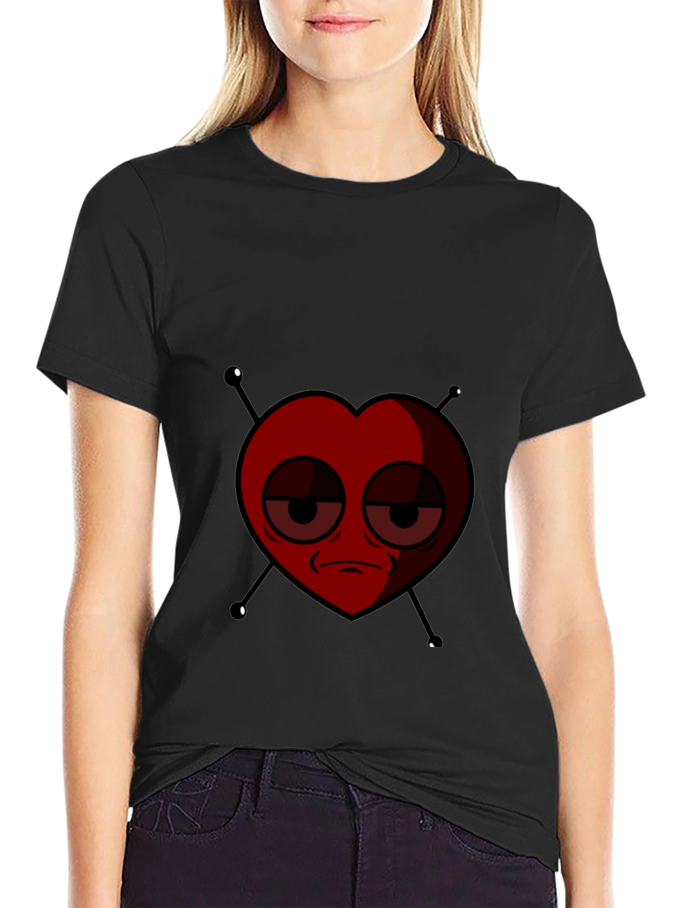 Emo Heart Graphic Tee - Express Yourself!