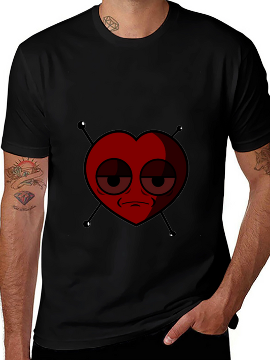 Emo Heart Graphic Tee - Express Yourself!