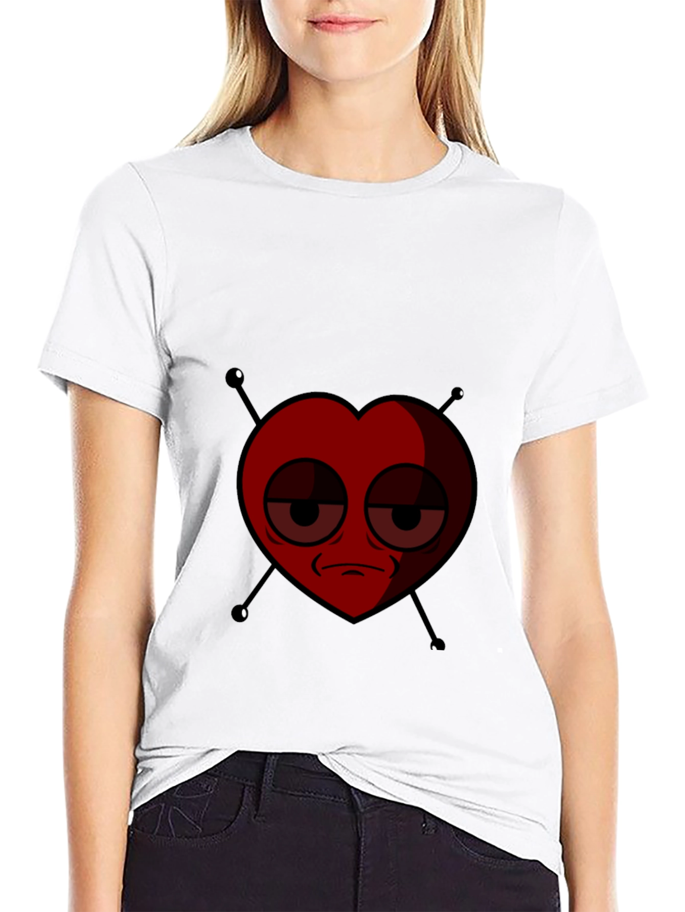 Emo Heart Graphic Tee - Express Yourself!