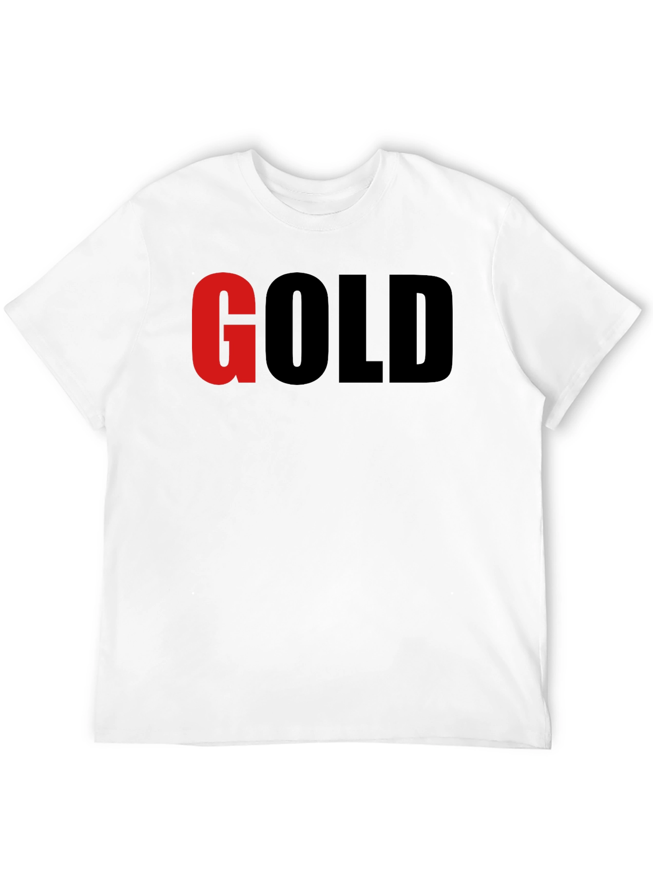 GOLD Graphic T-Shirt - Bold Statement Tee