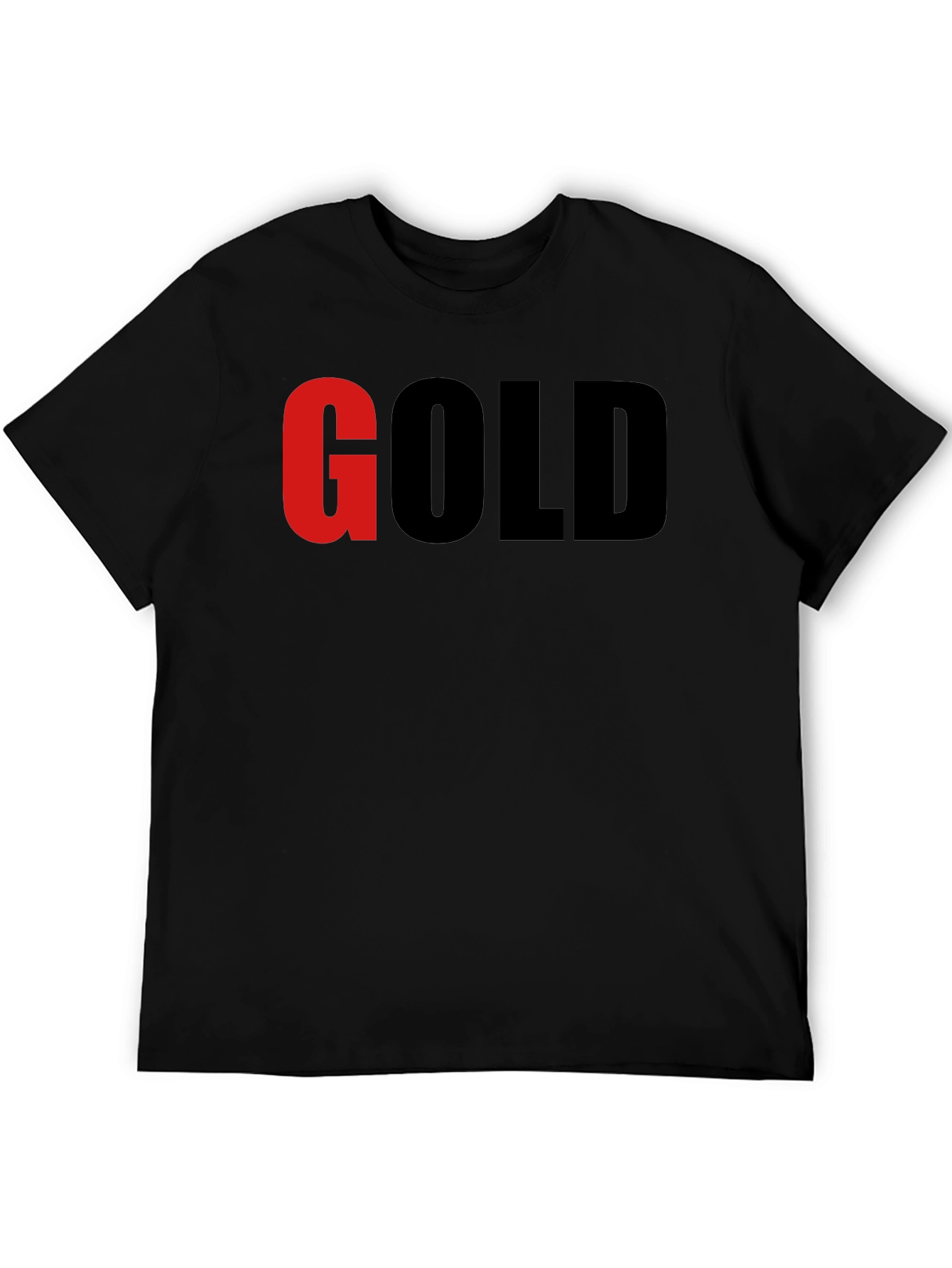 GOLD Graphic T-Shirt - Bold Statement Tee