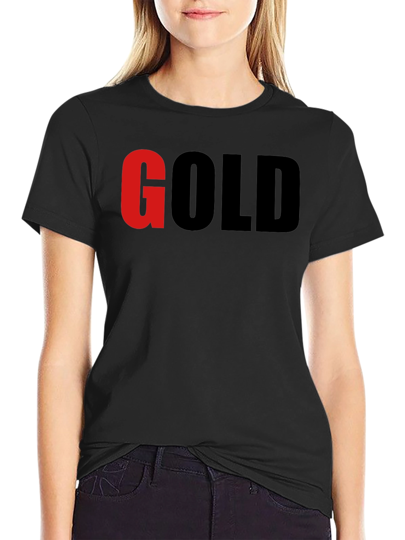 GOLD Graphic T-Shirt - Bold Statement Tee