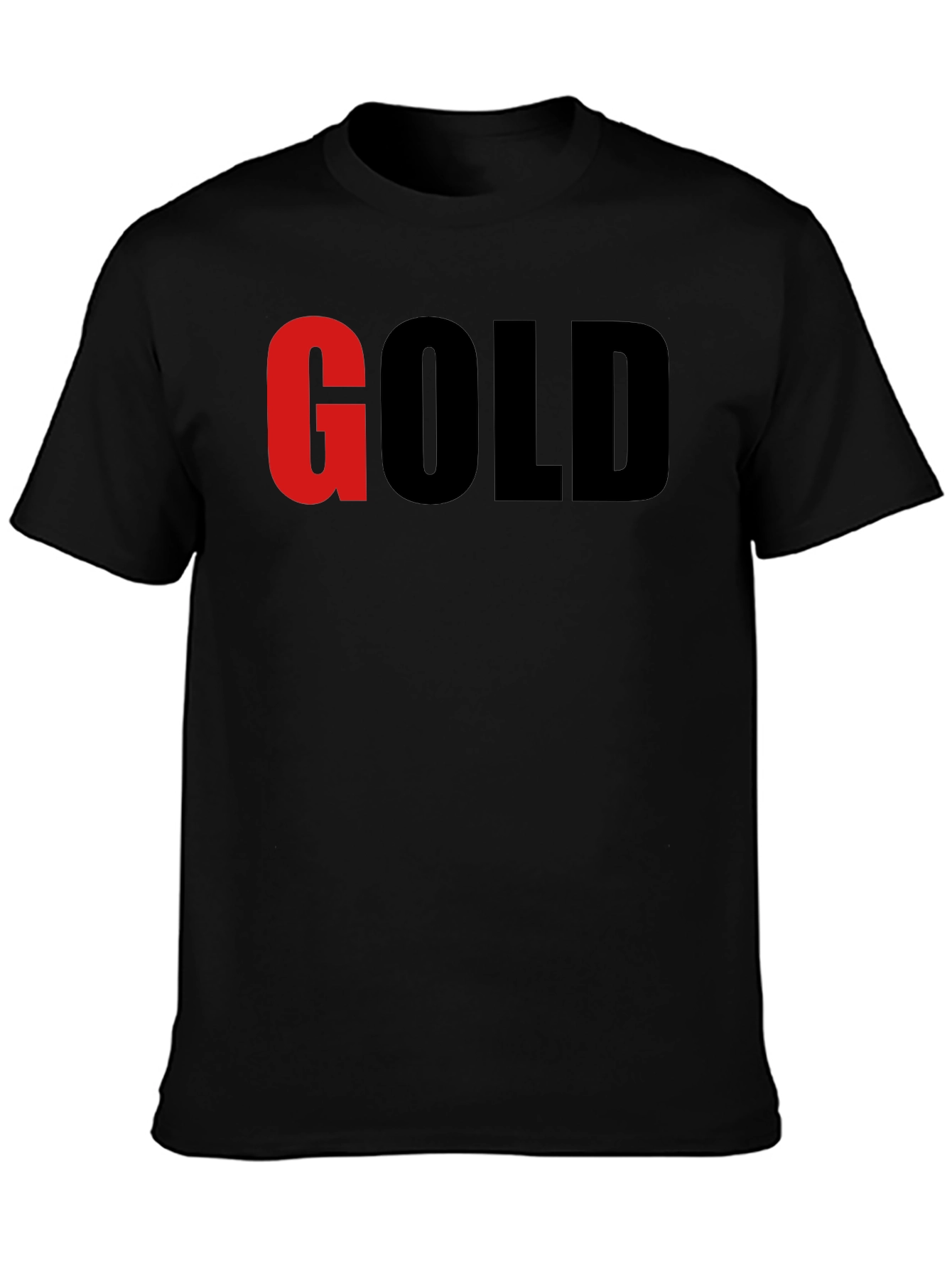GOLD Graphic T-Shirt - Bold Statement Tee