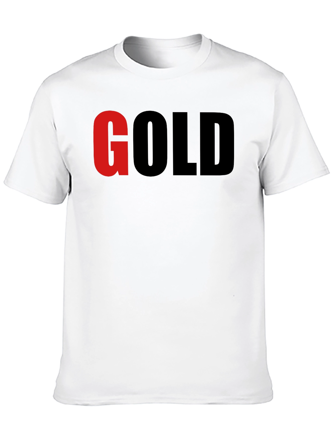 GOLD Graphic T-Shirt - Bold Statement Tee