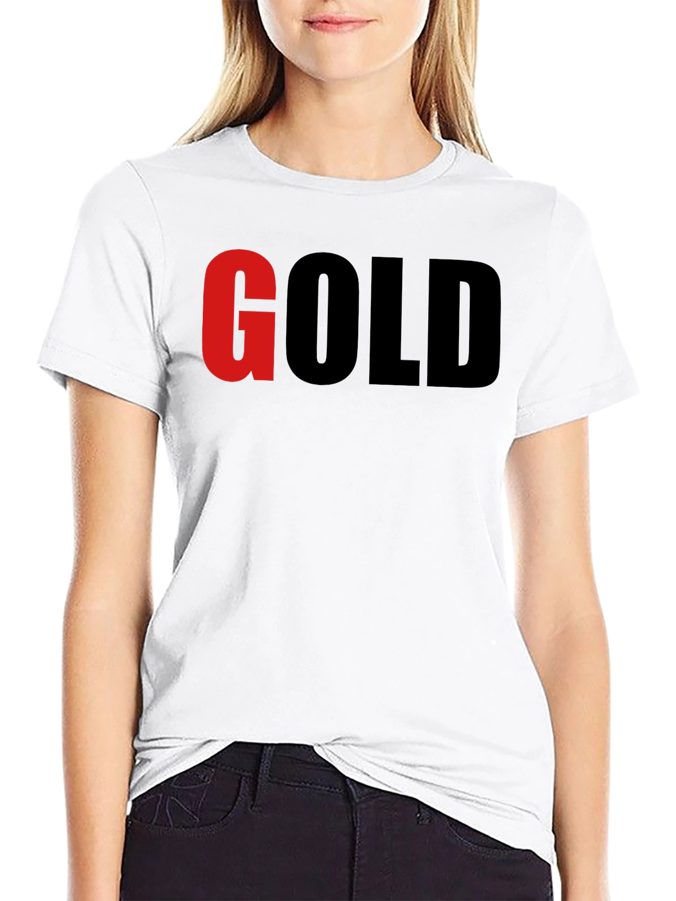 GOLD Graphic T-Shirt - Bold Statement Tee