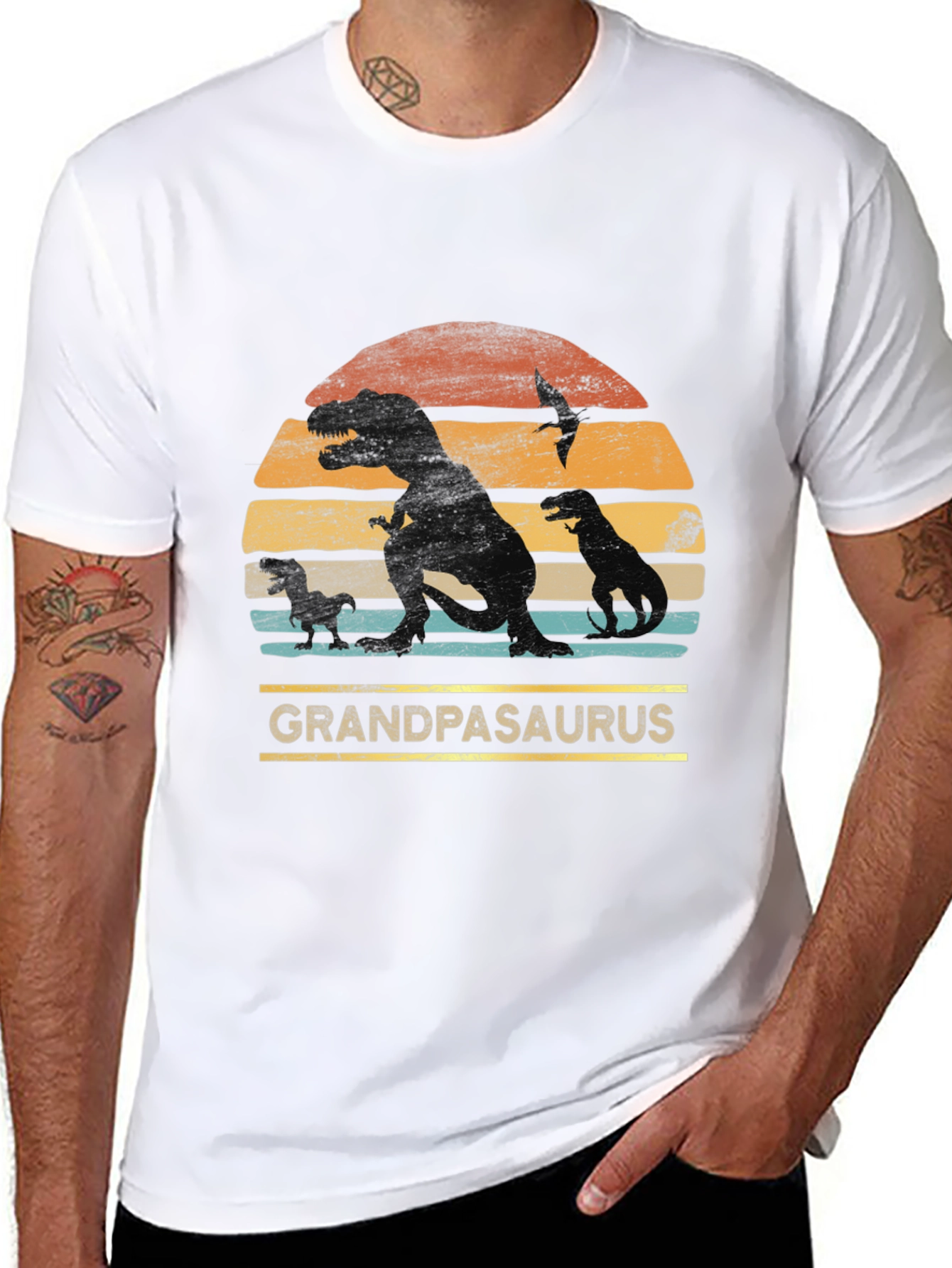 Grandpasaurus T-Rex Graphic Tee