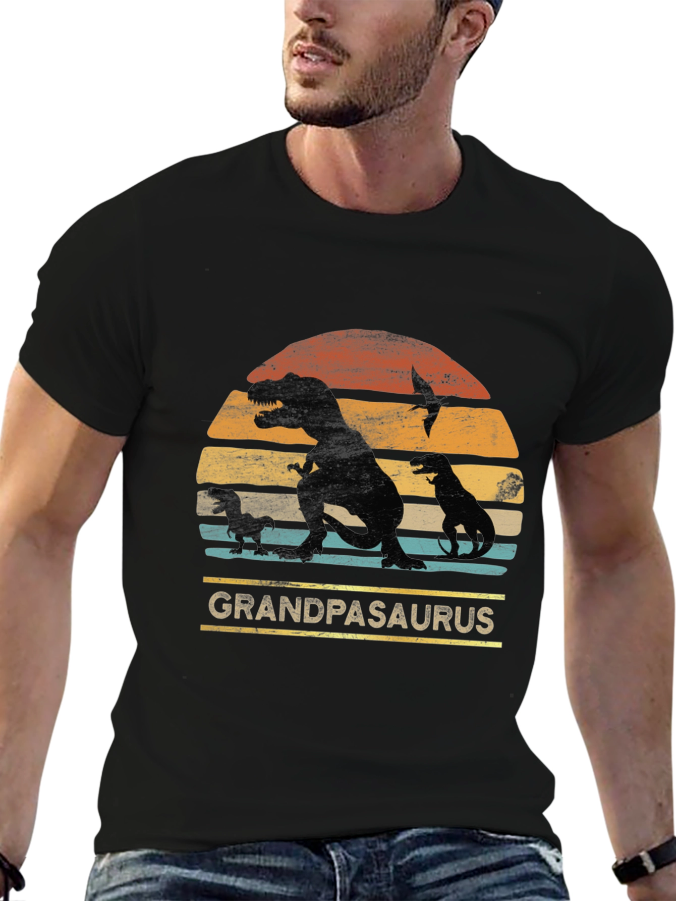 Grandpasaurus T-Rex Graphic Tee