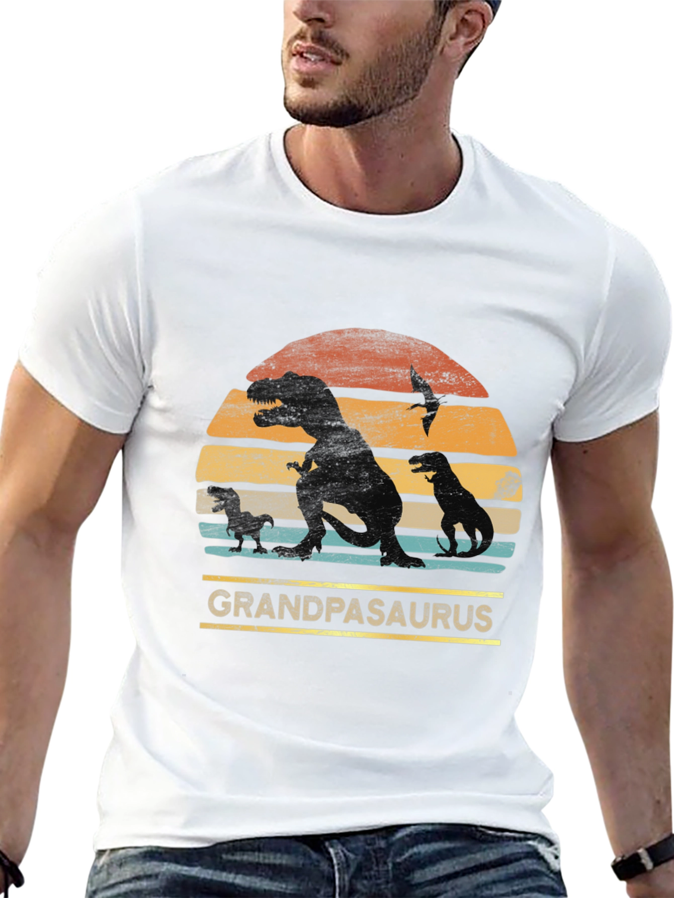 Grandpasaurus T-Rex Graphic Tee