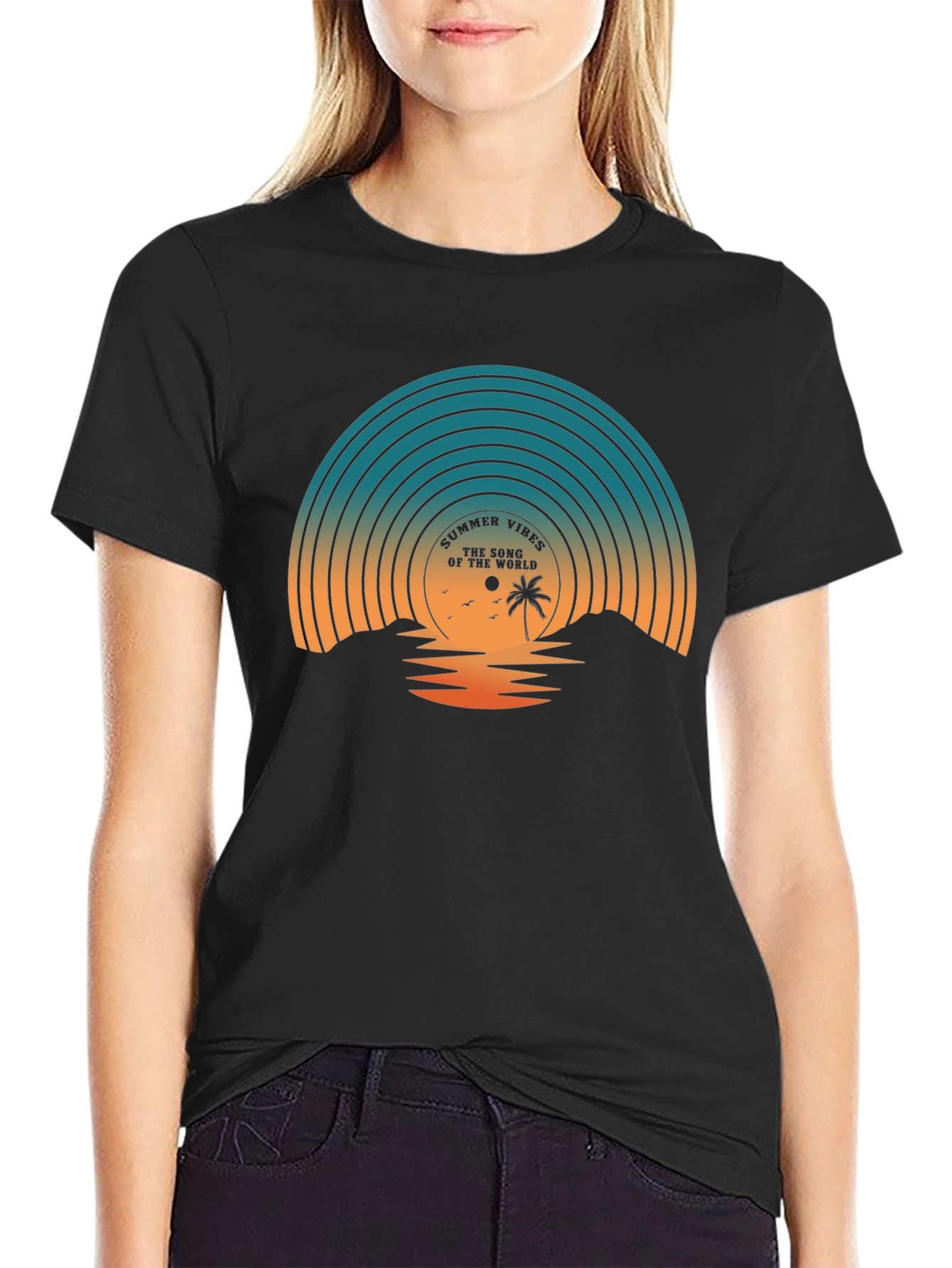 Summer Vibes Graphic Tee - Relaxed Fit