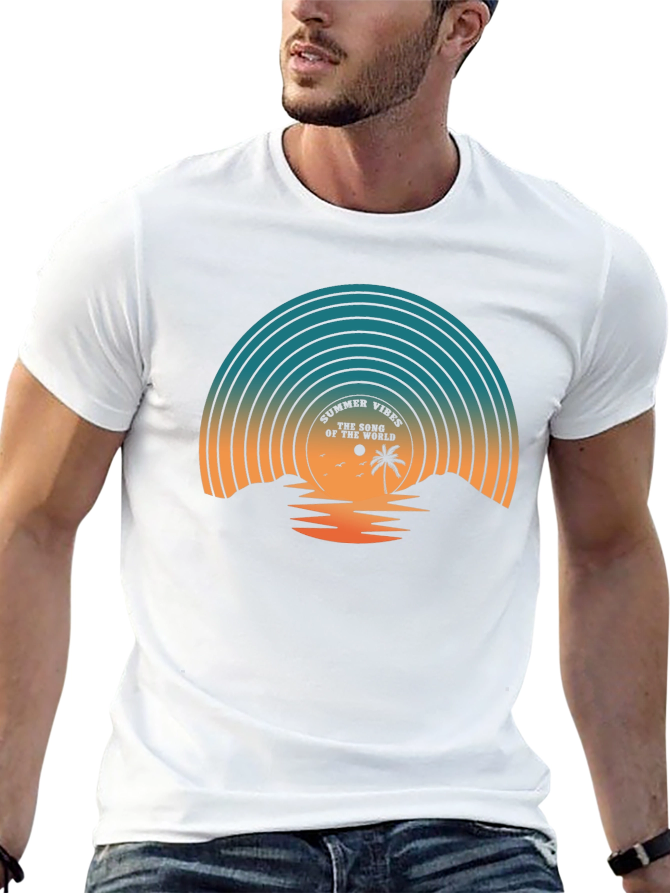 Summer Vibes Graphic Tee - Relaxed Fit