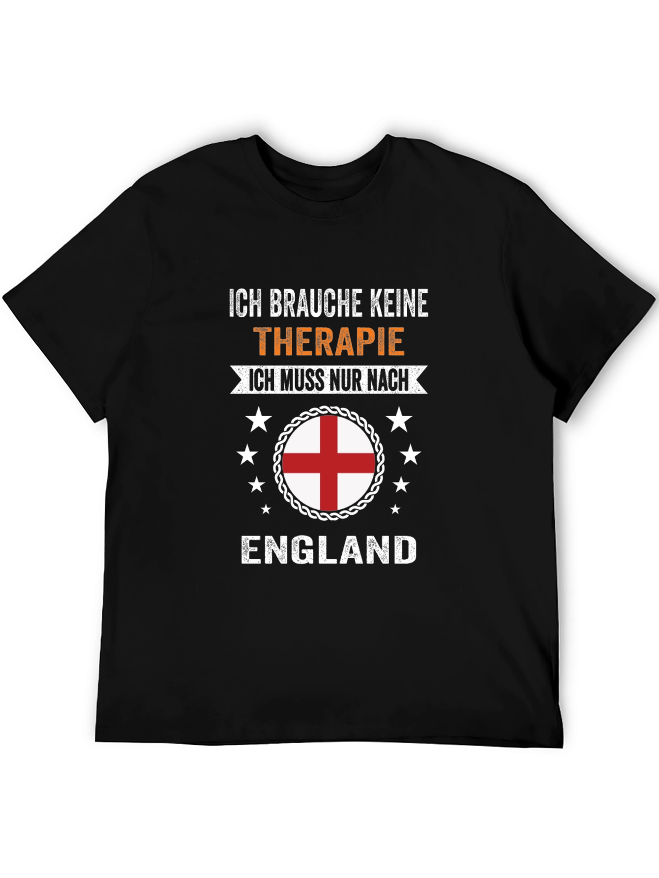 Ich Brauche Keine Therapie England T-Shirt