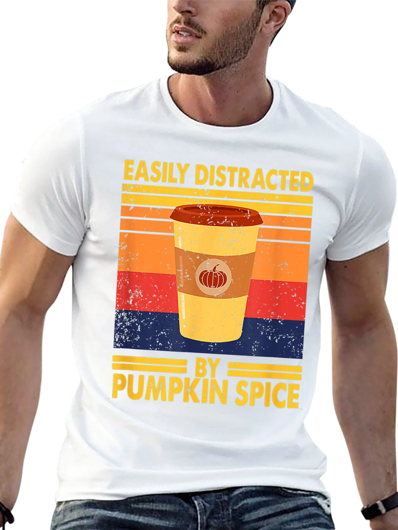 Easily Distracted by Pumpkin Spice T-Shirt