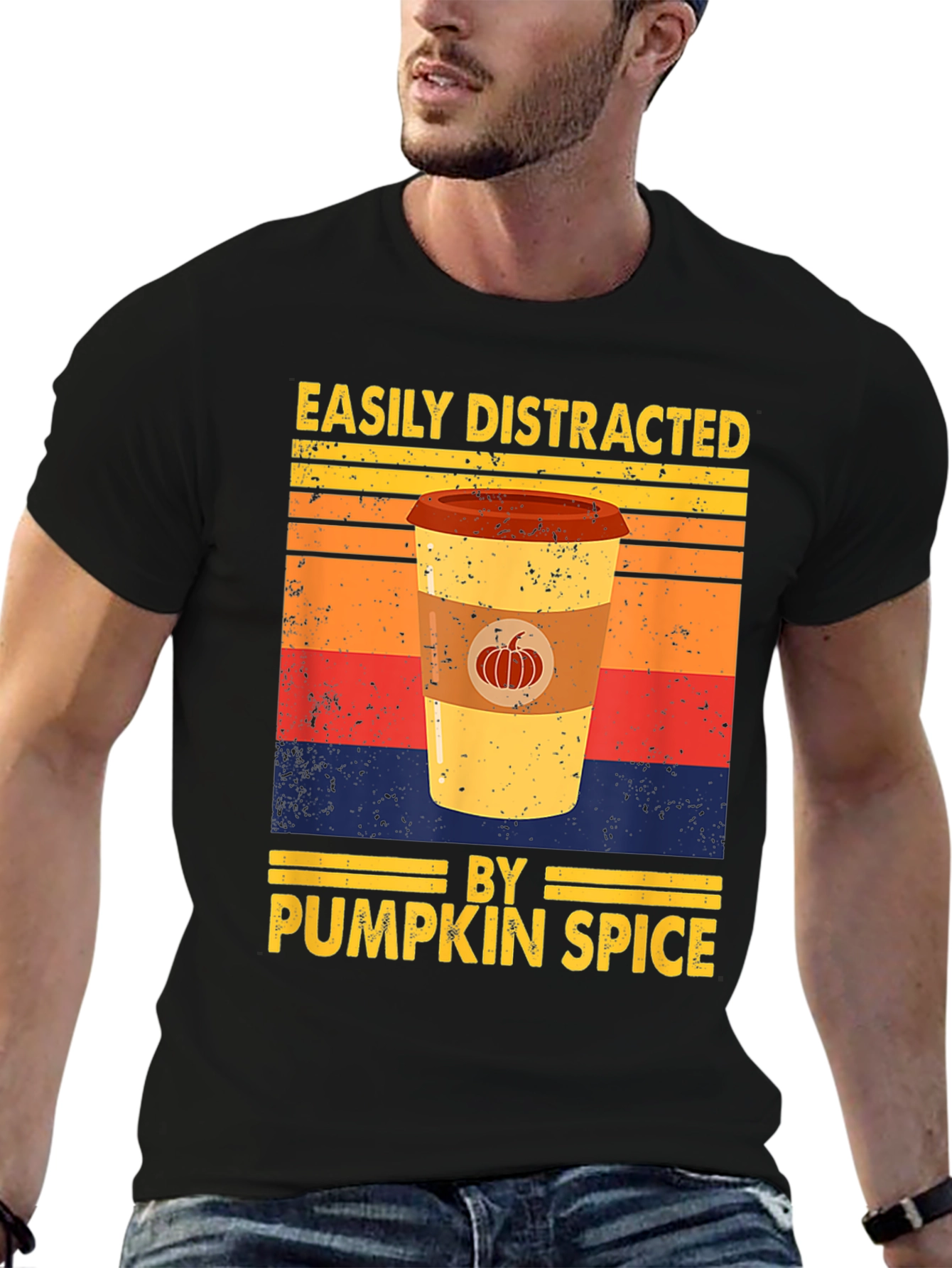 Easily Distracted by Pumpkin Spice T-Shirt