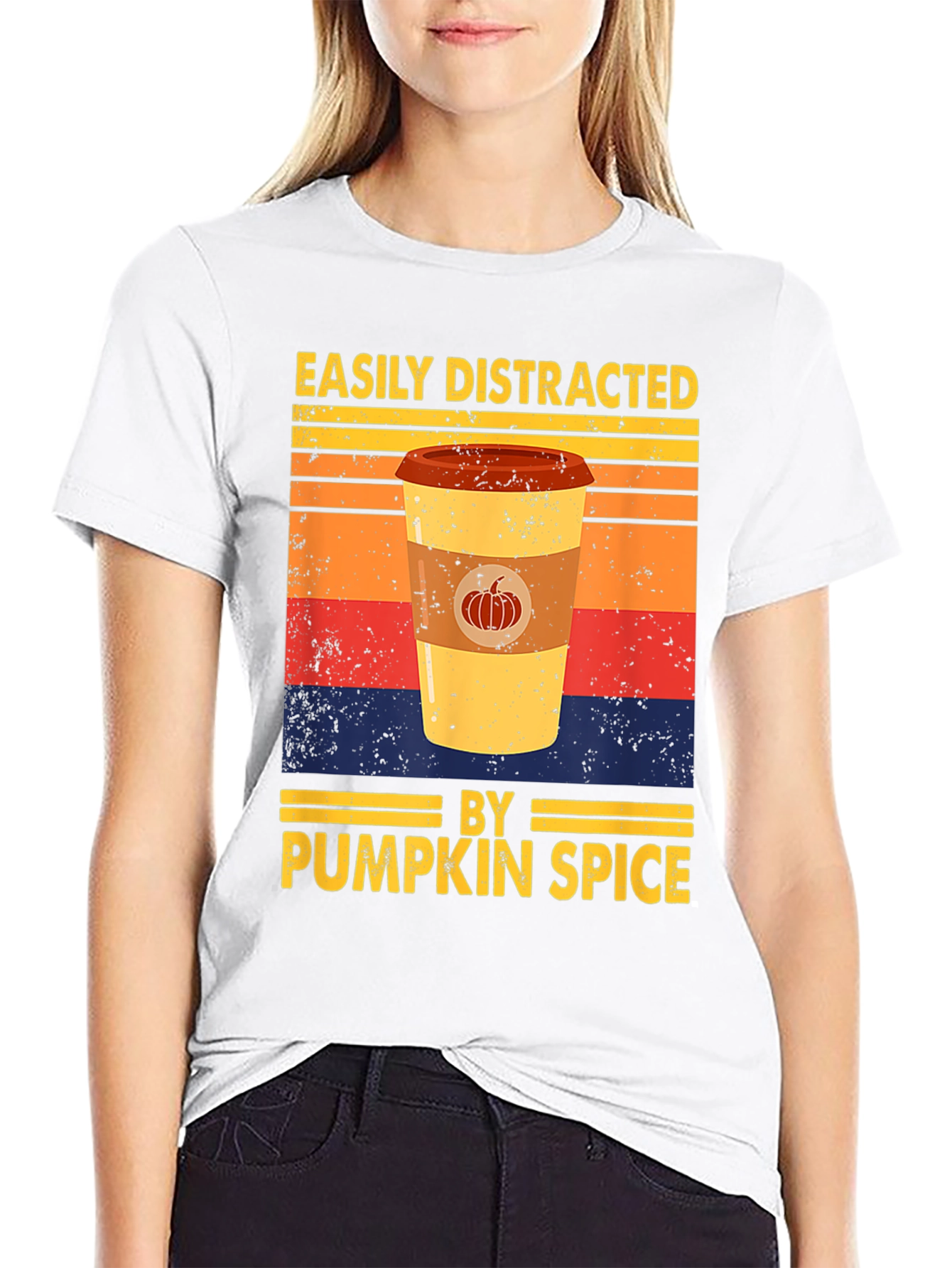 Easily Distracted by Pumpkin Spice T-Shirt