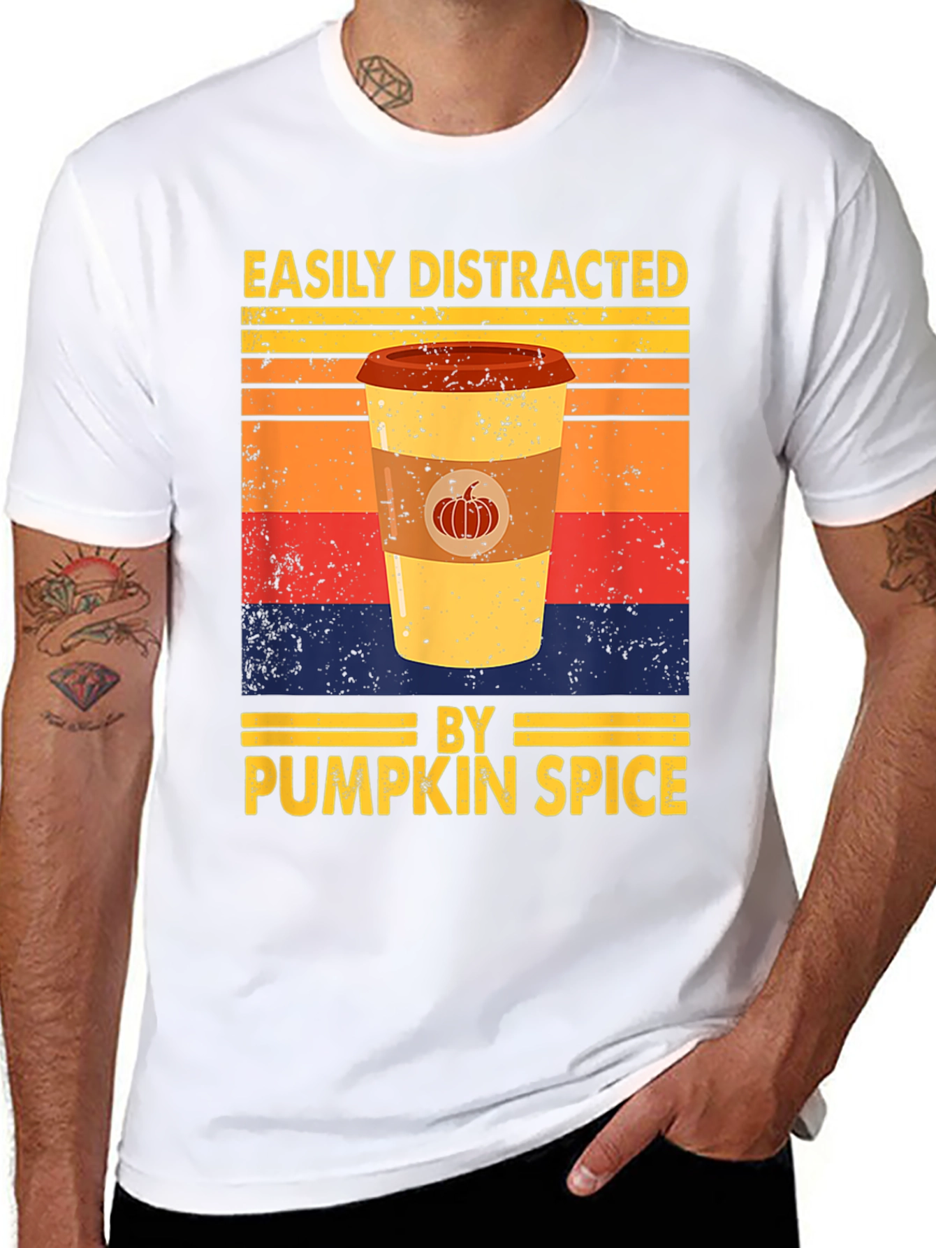 Easily Distracted by Pumpkin Spice T-Shirt