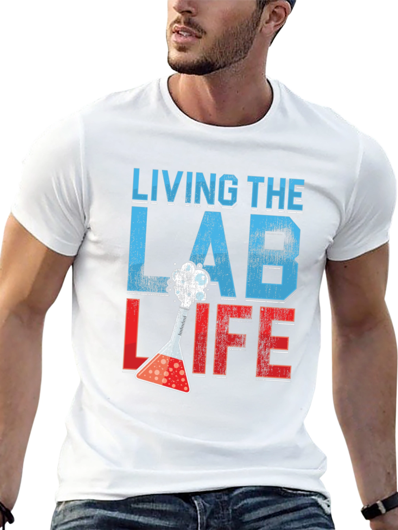Living The Lab Life T-Shirt - Science Apparel