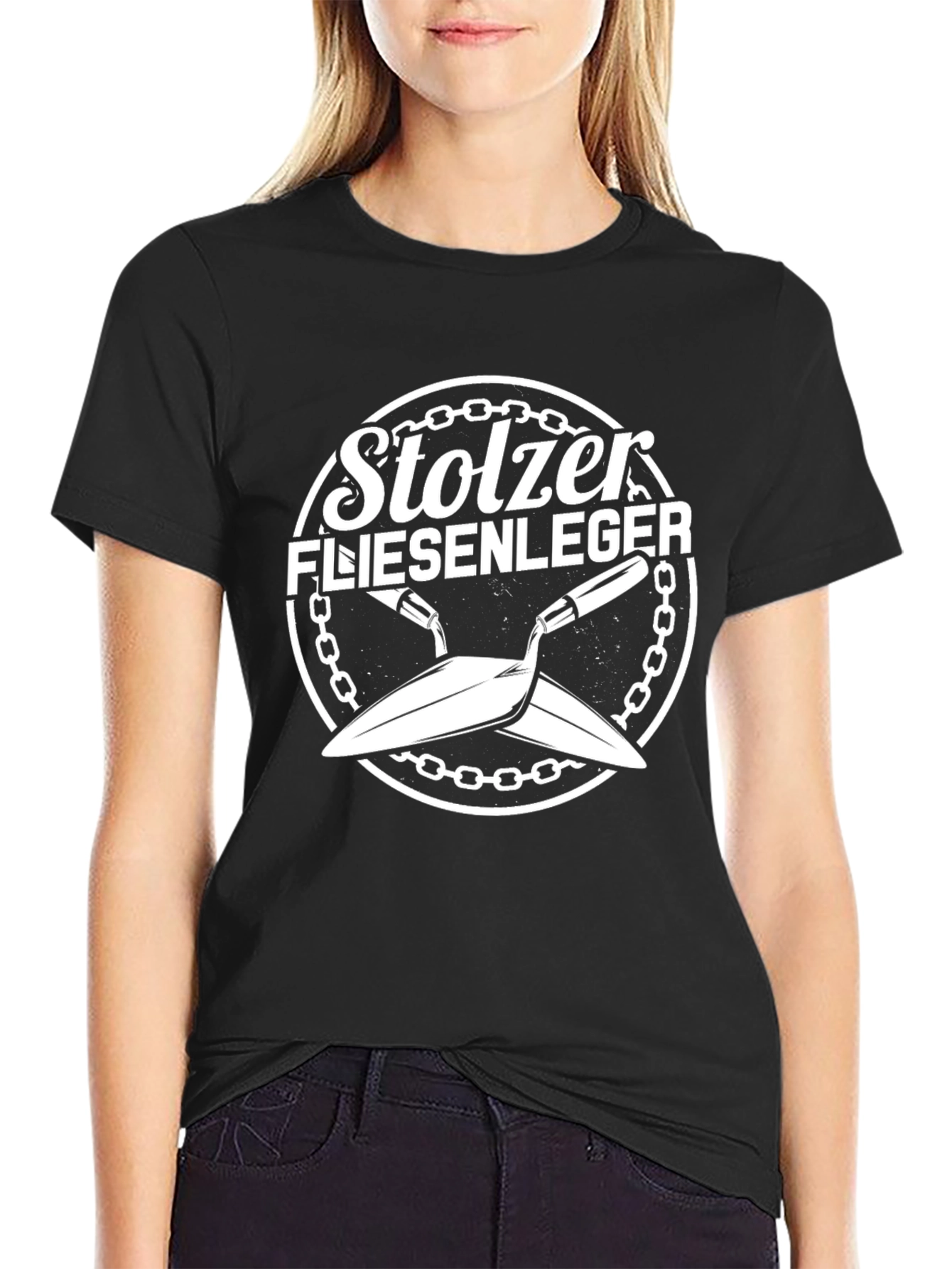 Proud Tiler T-Shirt - Stolzer Fliesenleger