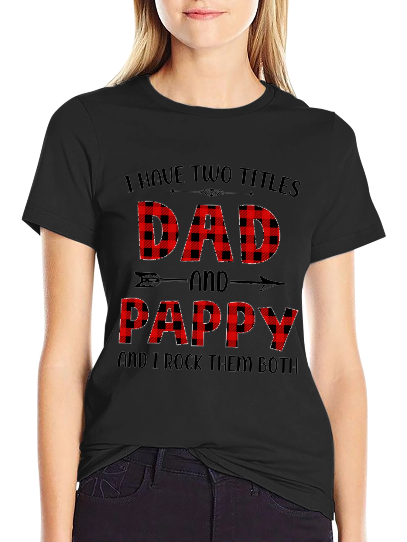 Dad & Pappy Plaid T-Shirt