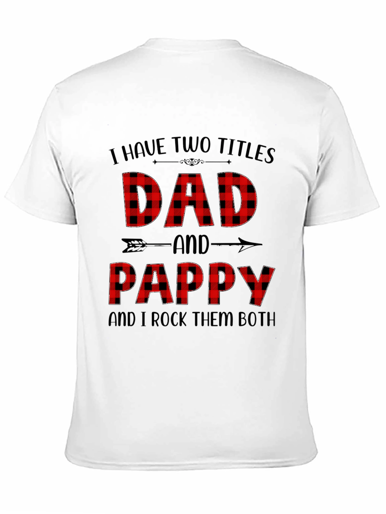 Dad & Pappy Plaid T-Shirt