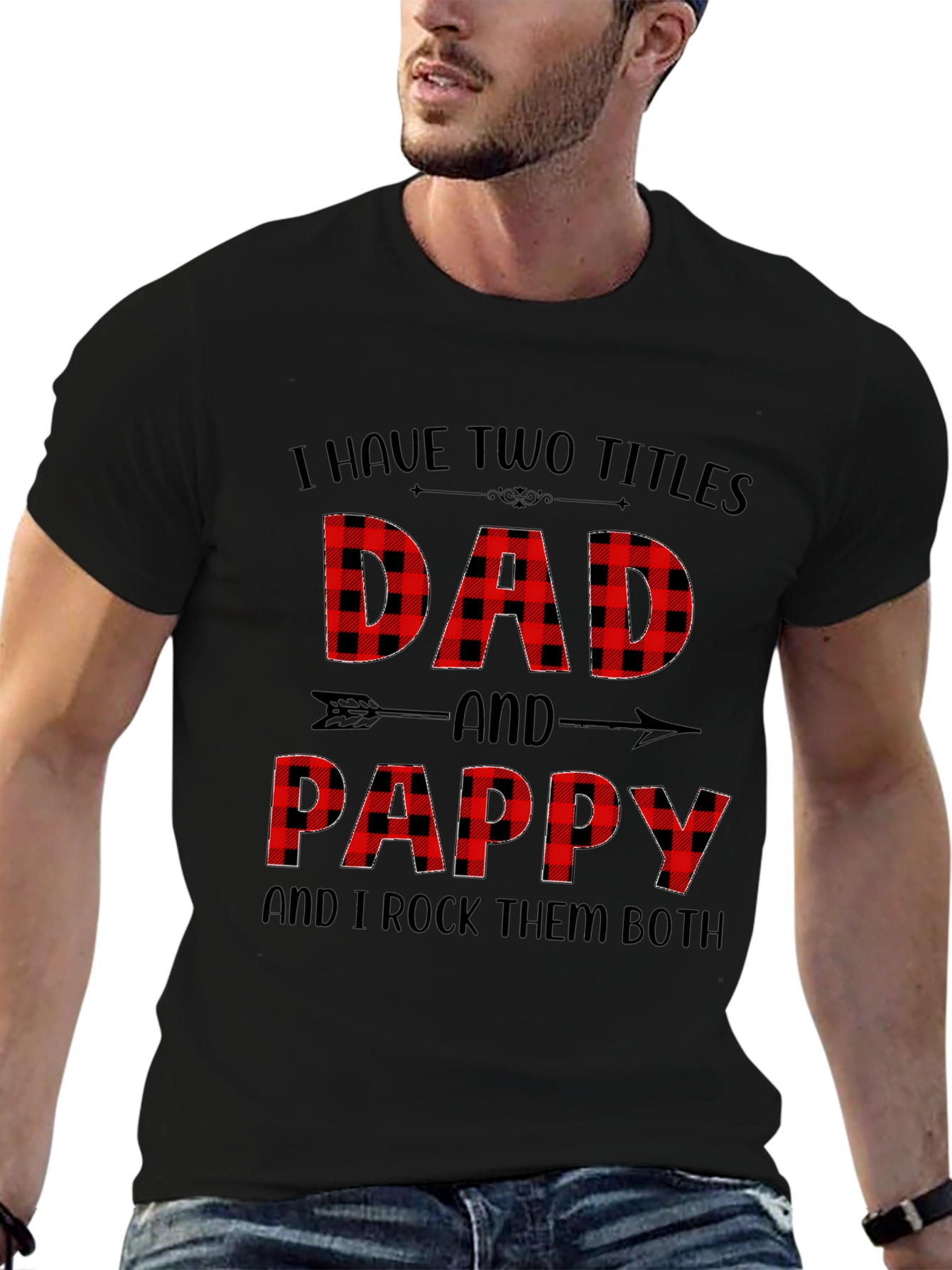 Dad & Pappy Plaid T-Shirt