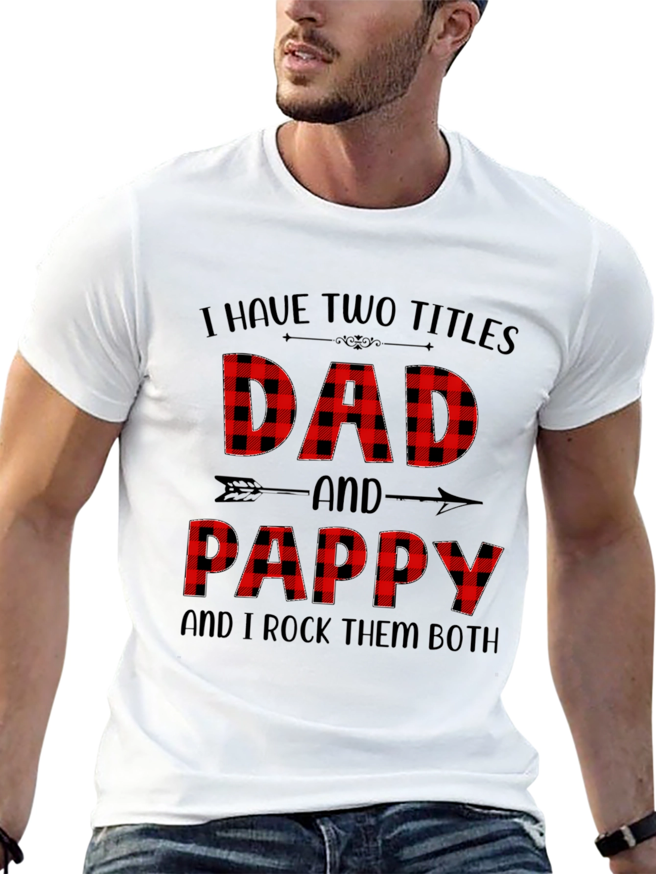 Dad & Pappy Plaid T-Shirt