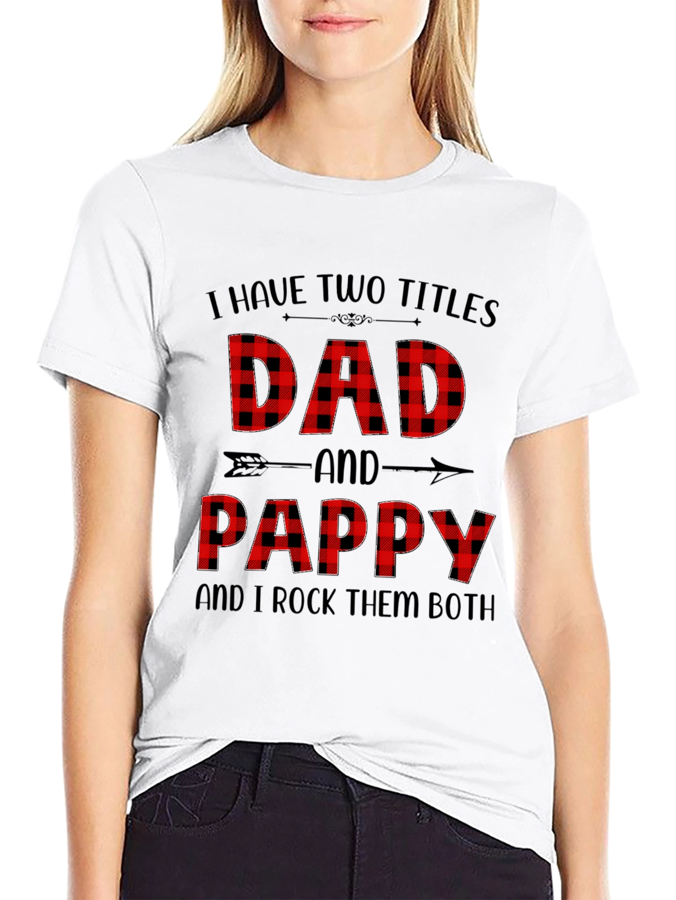 Dad & Pappy Plaid T-Shirt