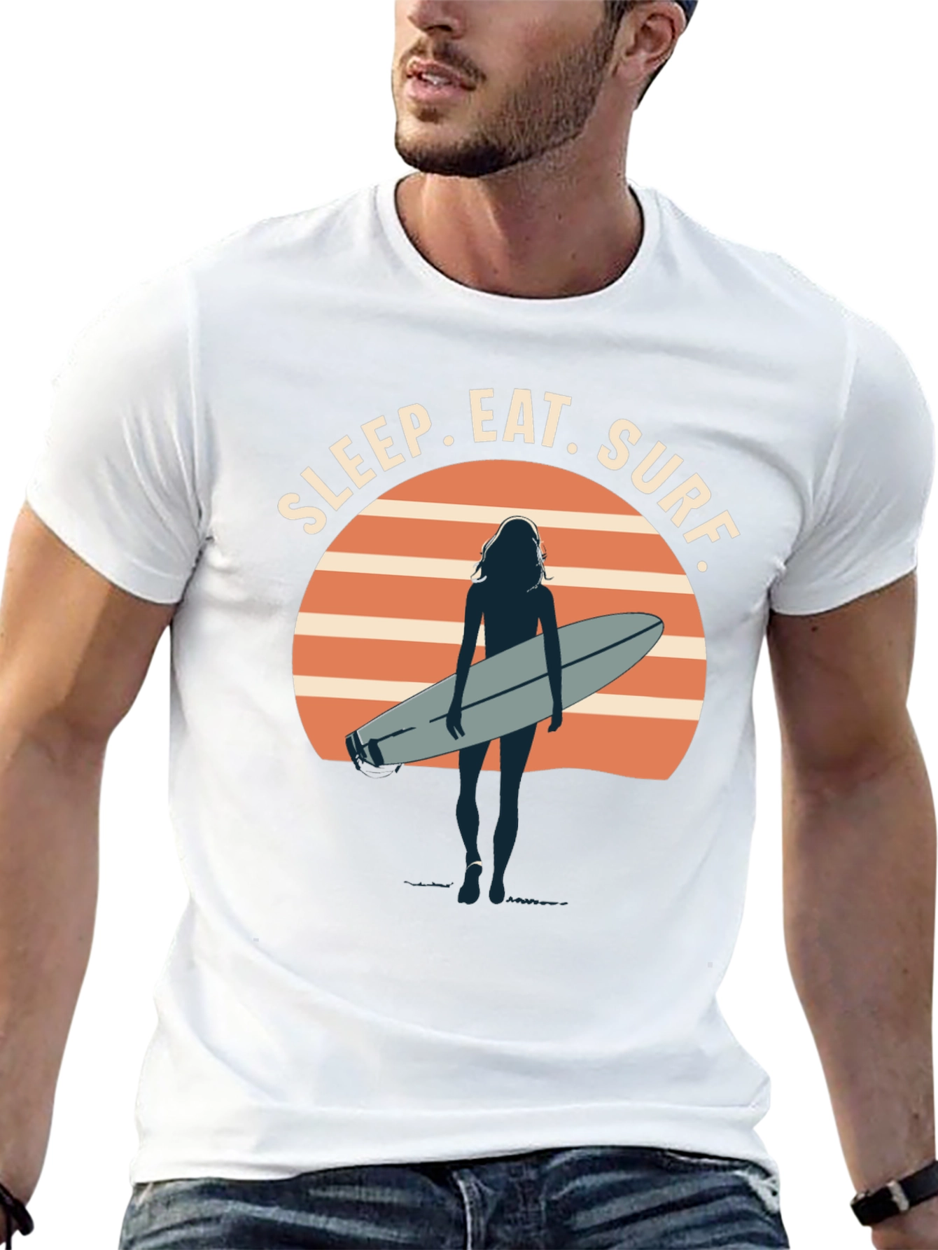 Sleep Eat Surf Graphic T-Shirt