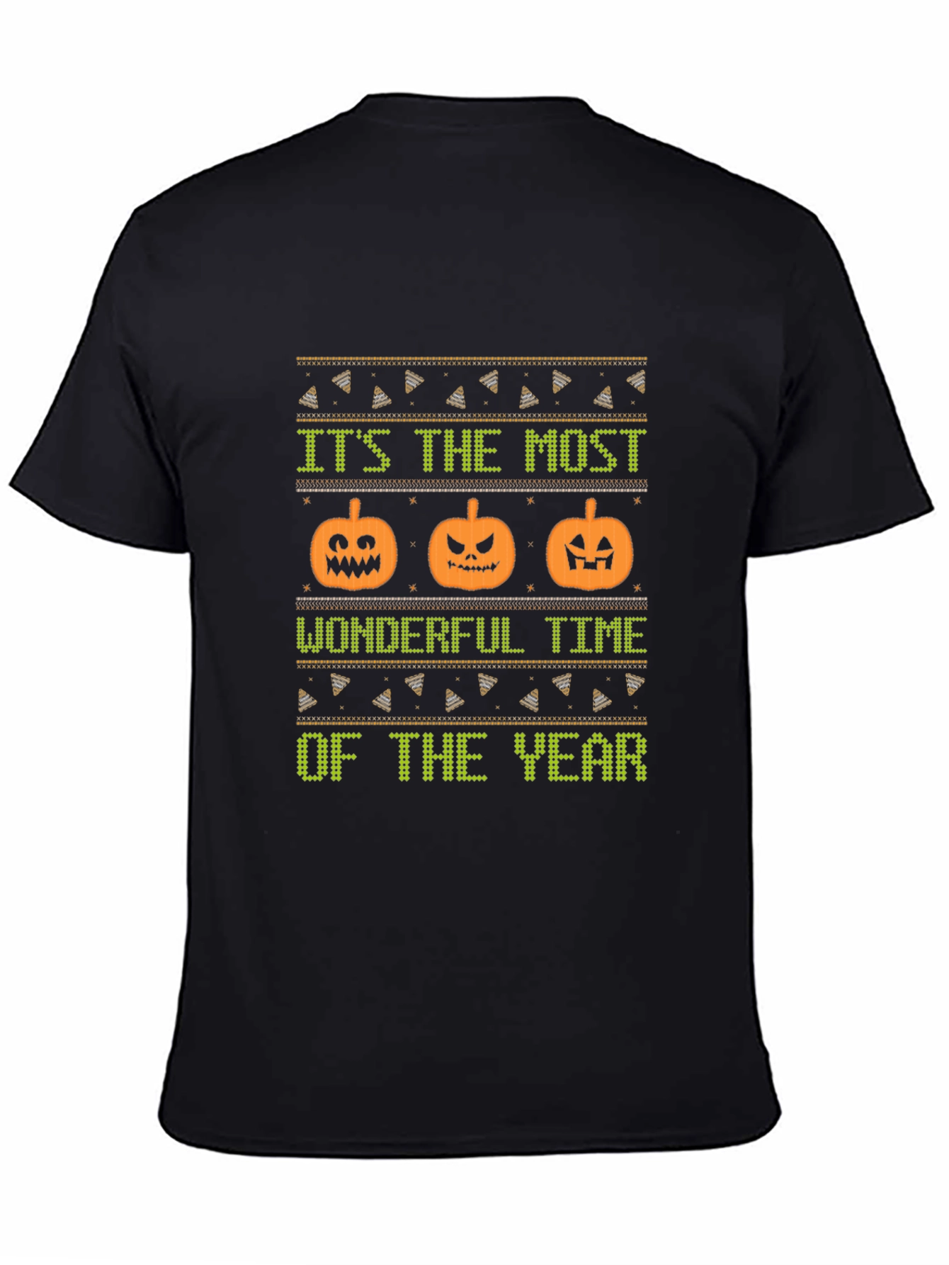 Halloween Pumpkin Ugly Sweater T-Shirt