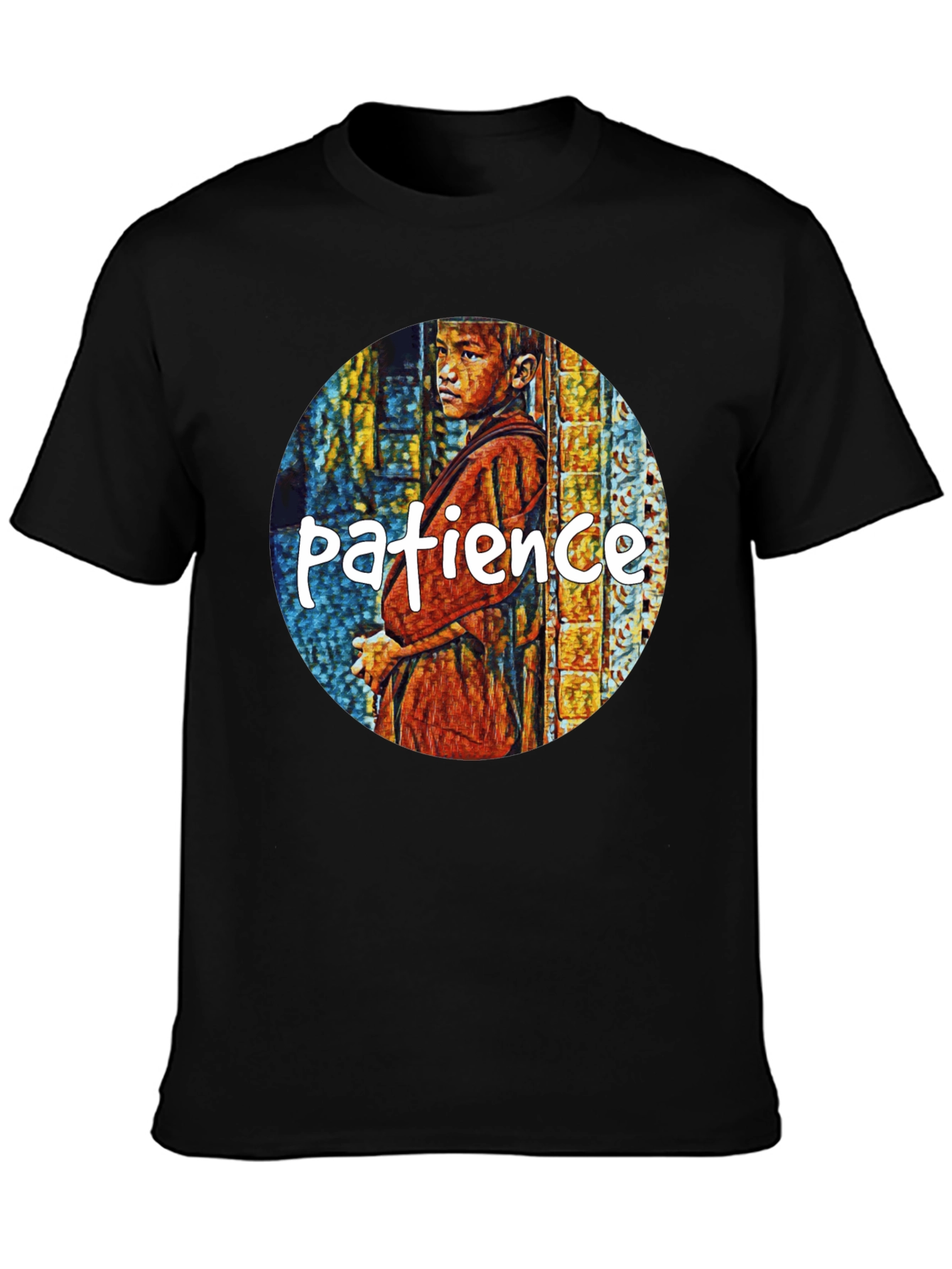 Patience Graphic T-Shirt - Artistic Design