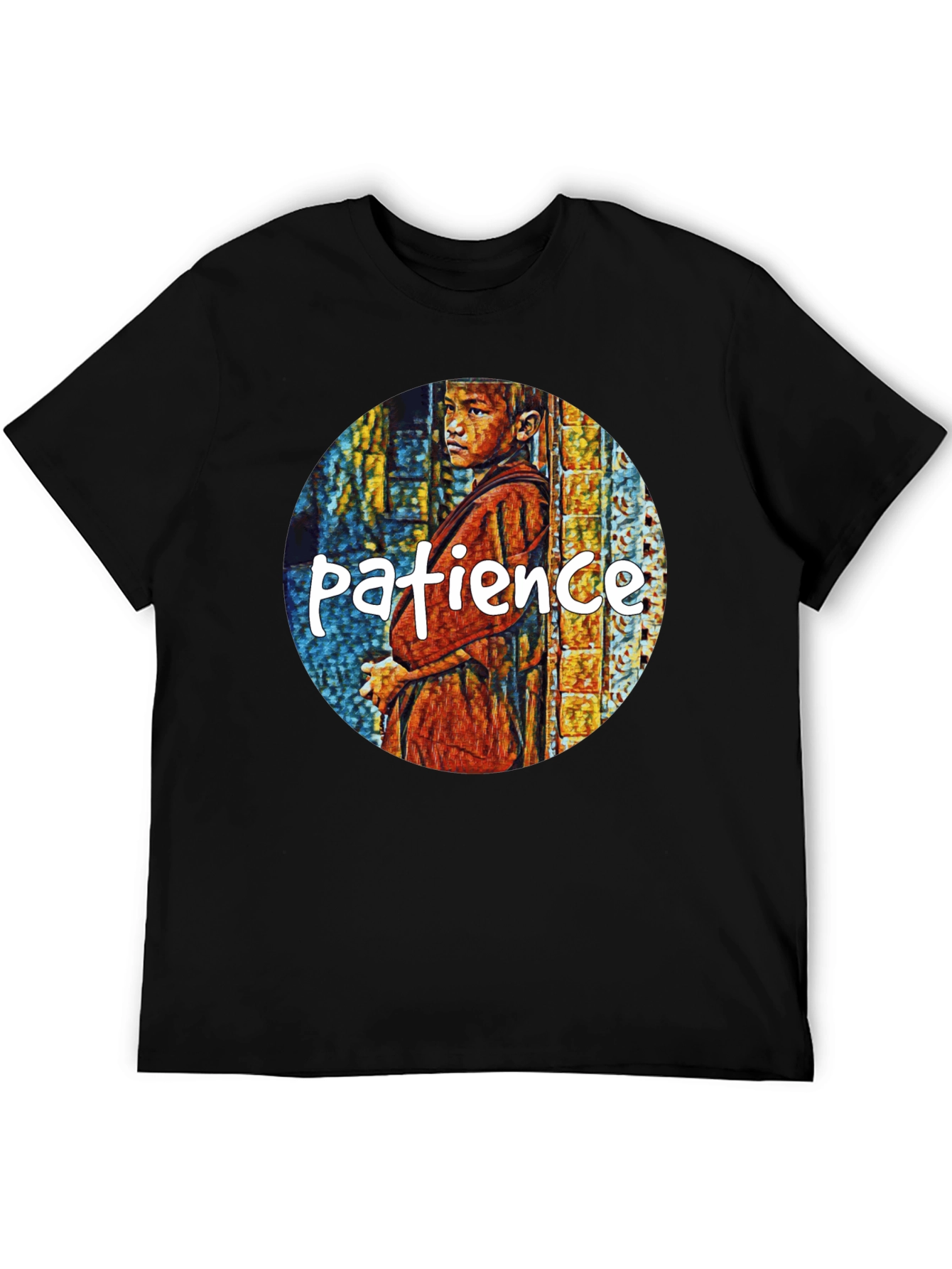 Patience Graphic T-Shirt - Artistic Design